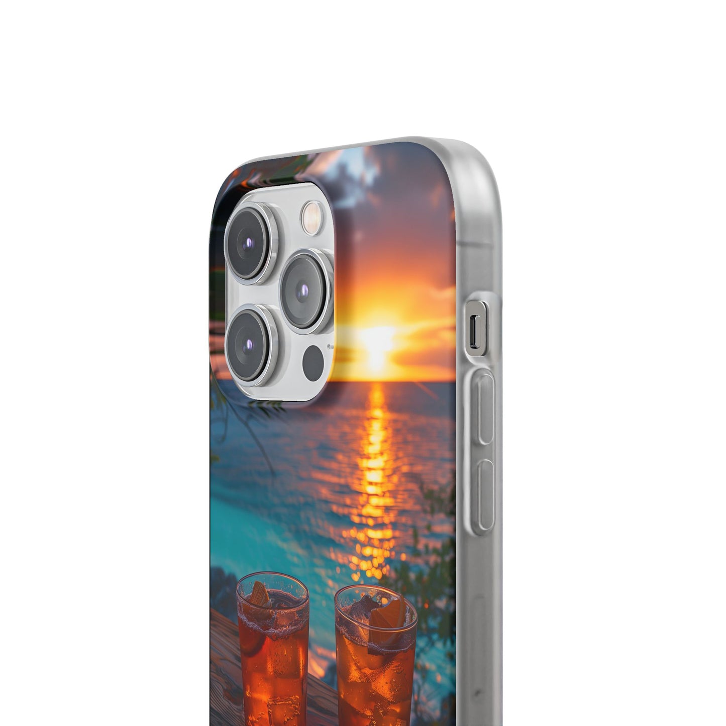 Sunrise Sunset Beach Beverages #3 iPhone & Samsung Flexi Cases