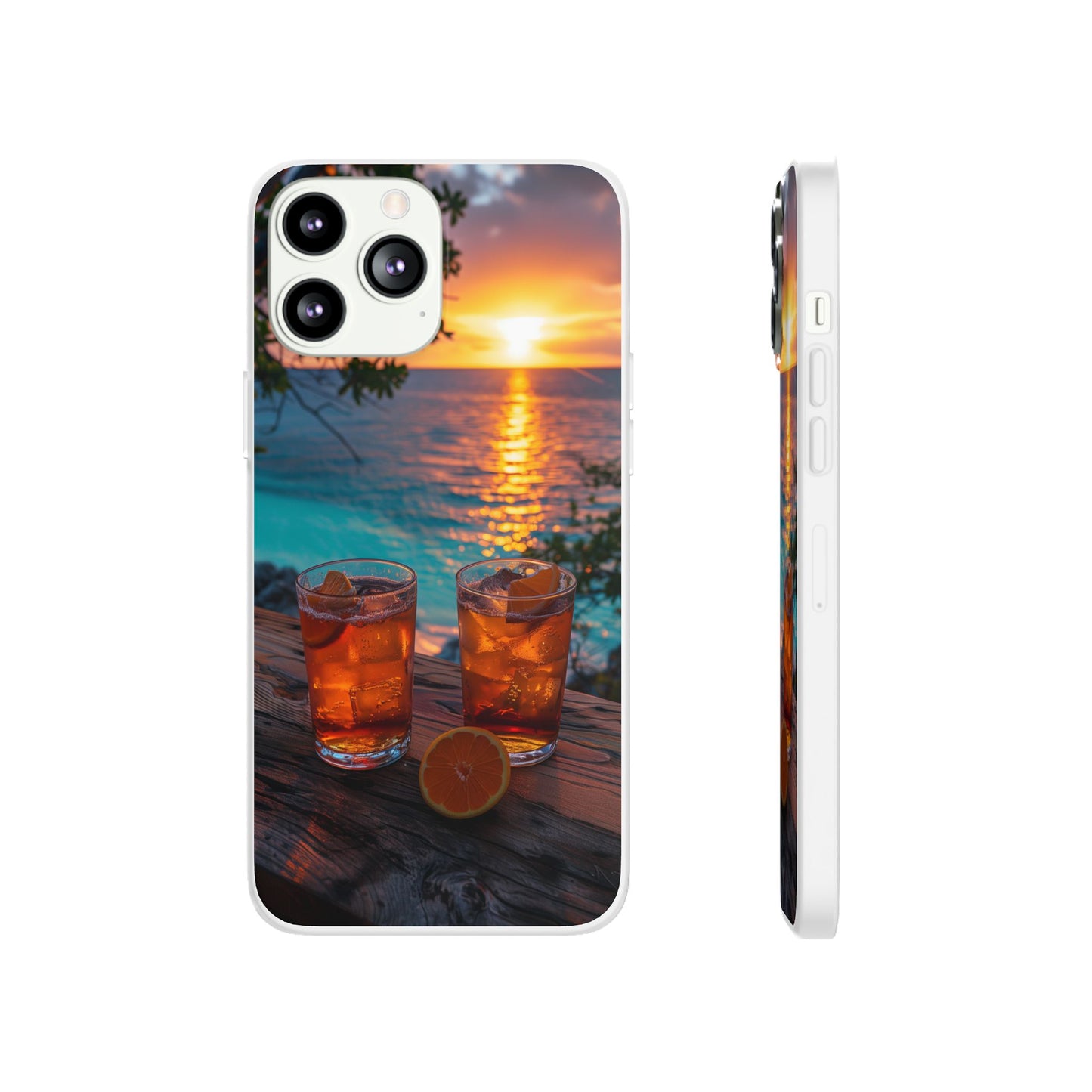 Sunrise Sunset Beach Beverages #3 iPhone & Samsung Flexi Cases