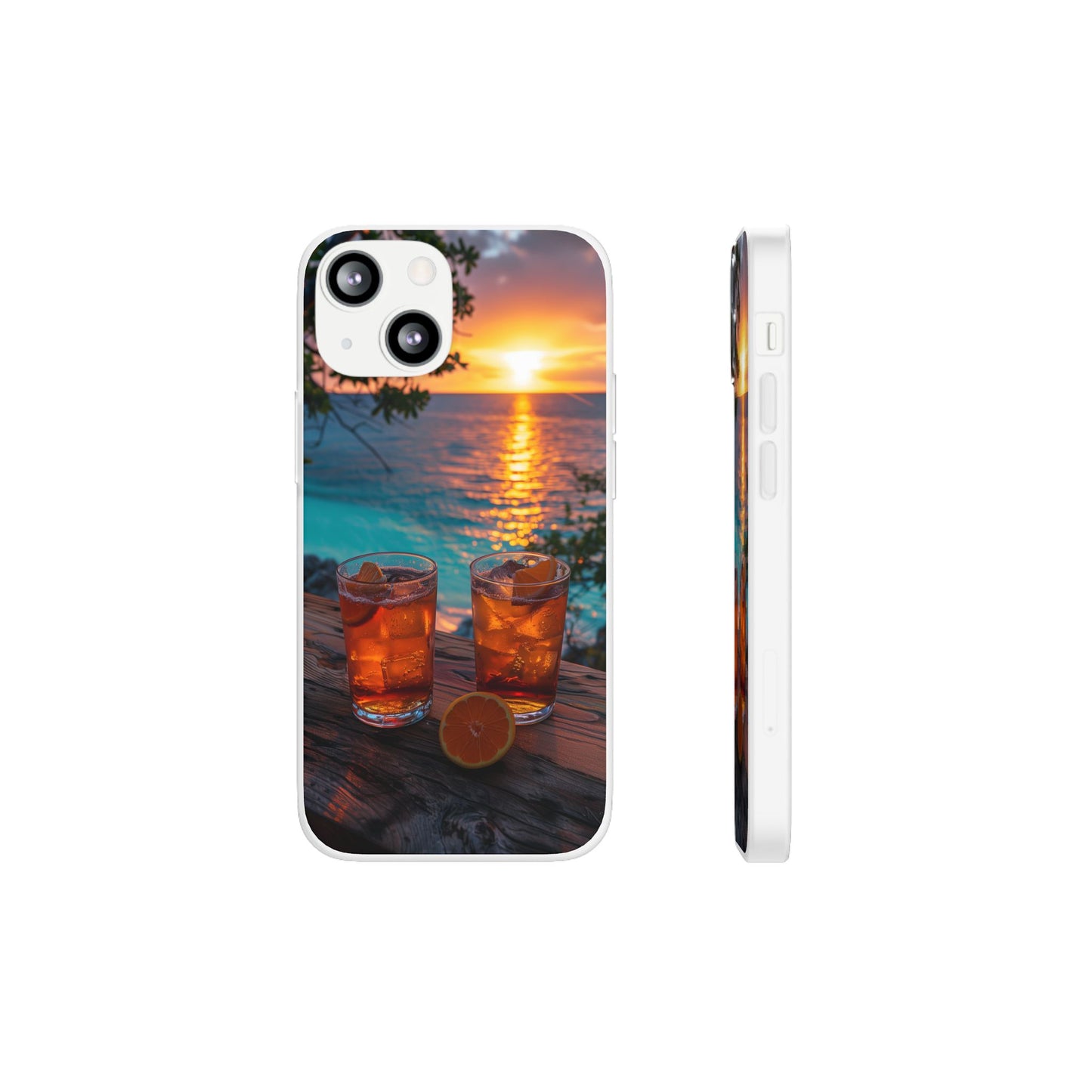 Sunrise Sunset Beach Beverages #3 iPhone & Samsung Flexi Cases