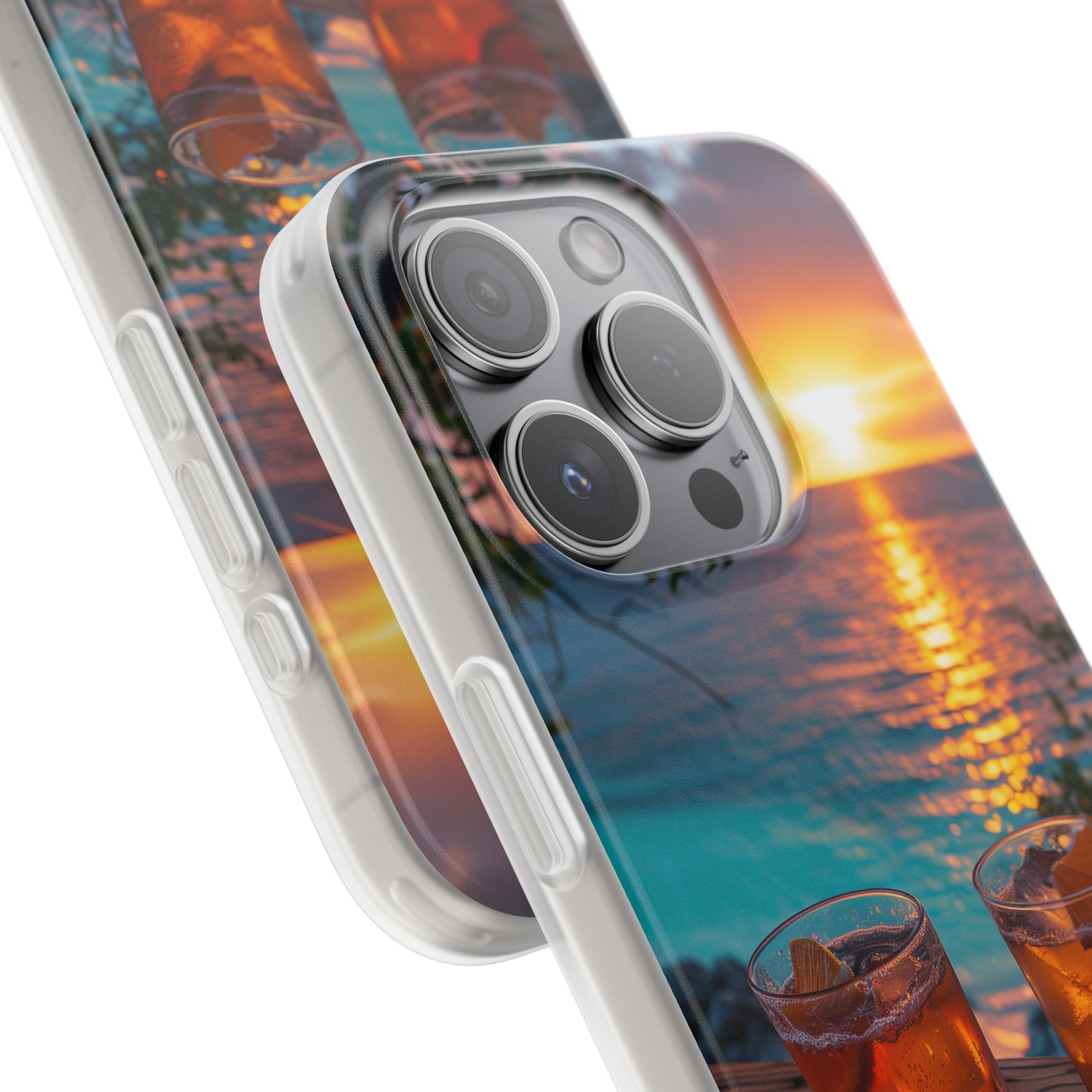 Sunrise Sunset Beach Beverages #3 iPhone & Samsung Flexi Cases
