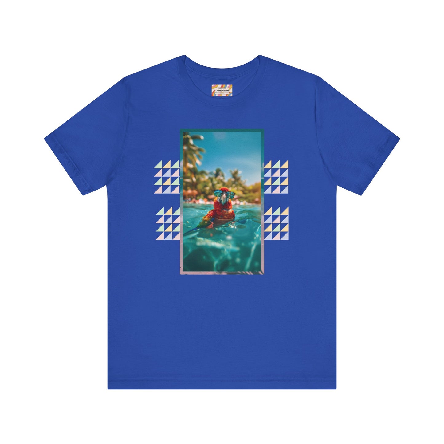 Beach Parrot Unisex Short Sleeve Tee
