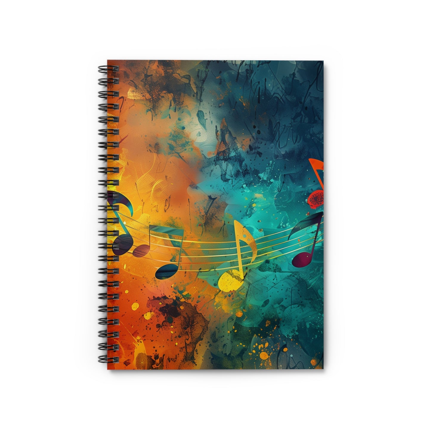 Spiral Songwriting Notebook - Ruled Line