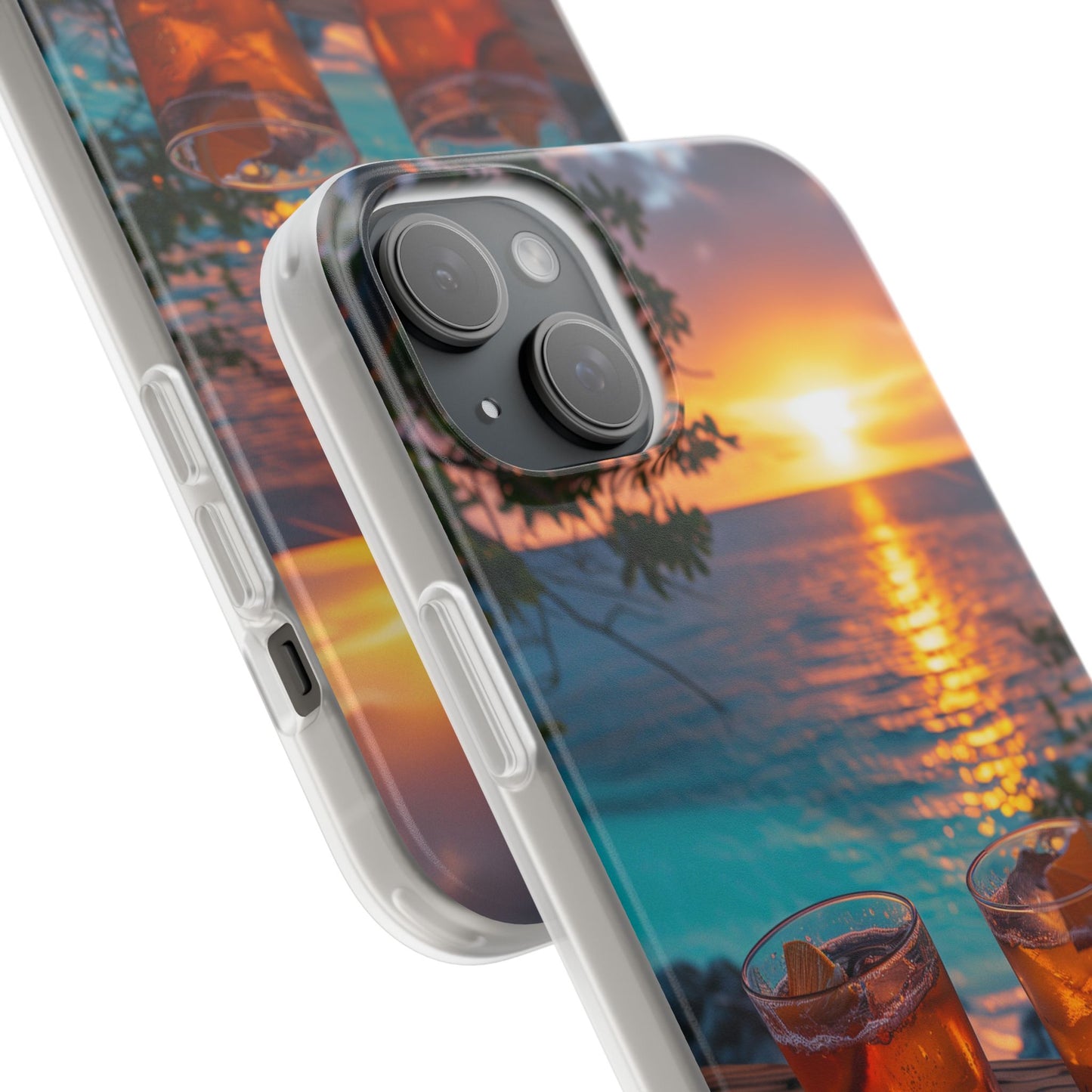 Sunrise Sunset Beach Beverages #3 iPhone & Samsung Flexi Cases