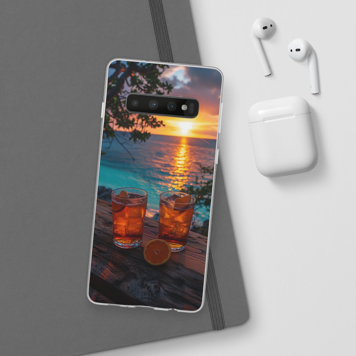Sunrise Sunset Beach Beverages #3 iPhone & Samsung Flexi Cases
