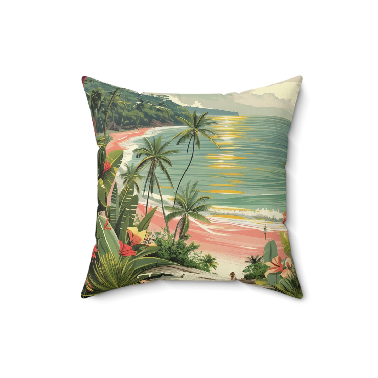 Tropical Vibes Square Pillow