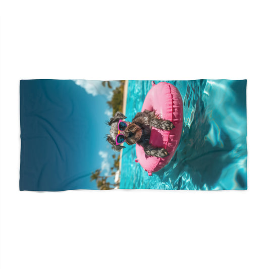 Schnauzer Summer Beach Towel