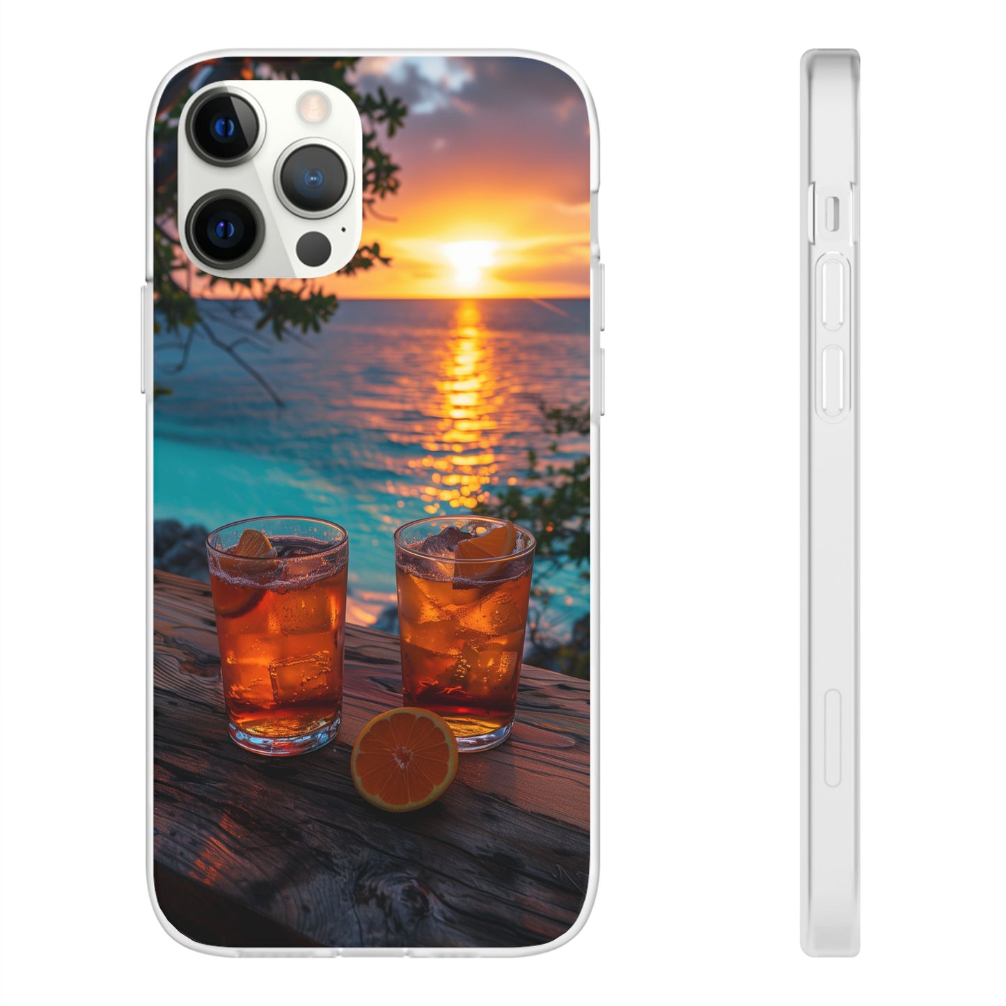 Sunrise Sunset Beach Beverages #3 iPhone & Samsung Flexi Cases