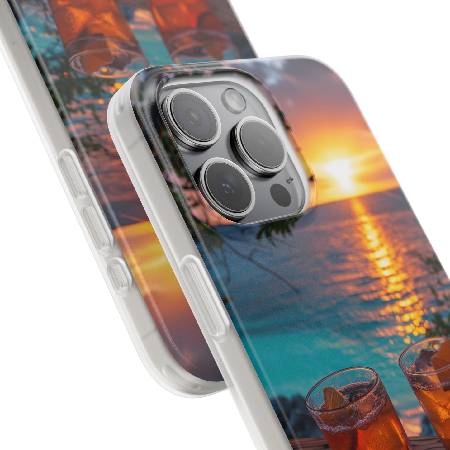 Sunrise Sunset Beach Beverages #3 iPhone & Samsung Flexi Cases