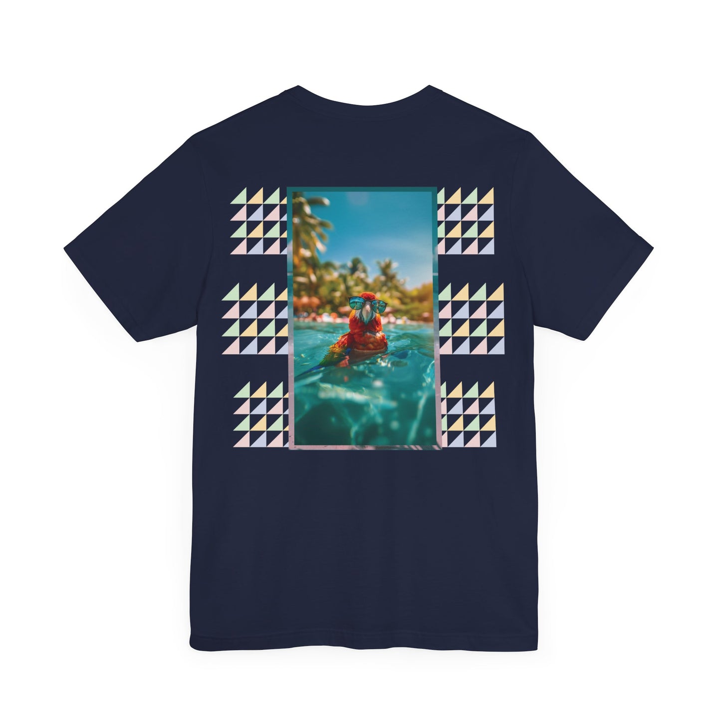 Beach Parrot Unisex Short Sleeve Tee