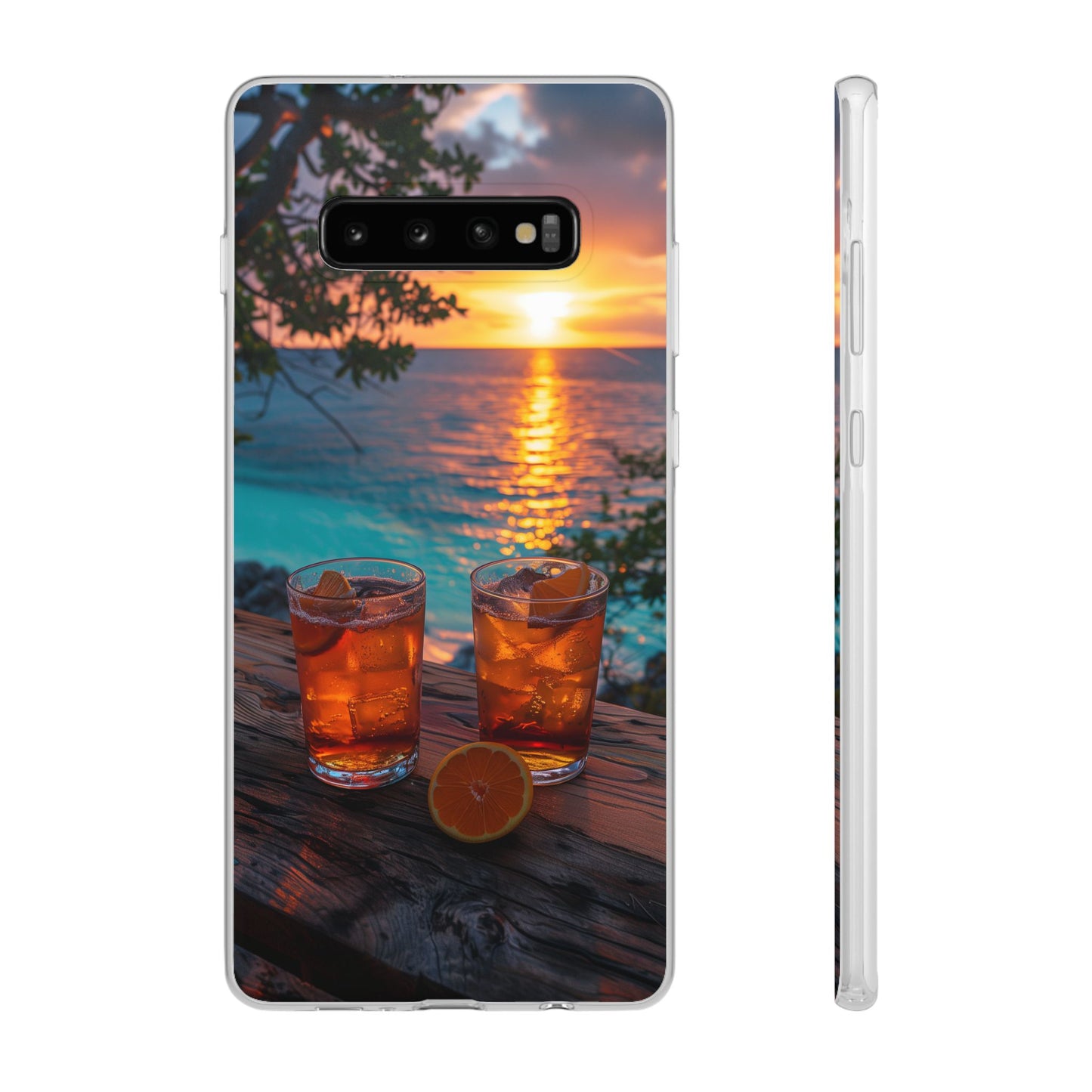 Sunrise Sunset Beach Beverages #3 iPhone & Samsung Flexi Cases
