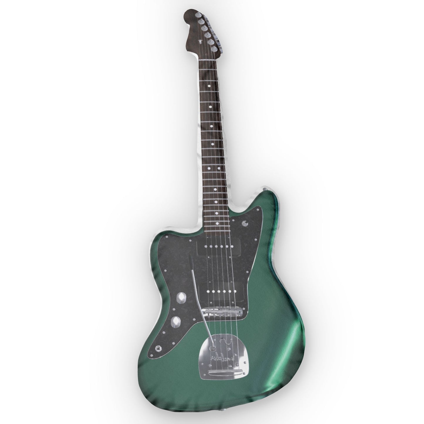 Blender Guitar Shaped Pillow
