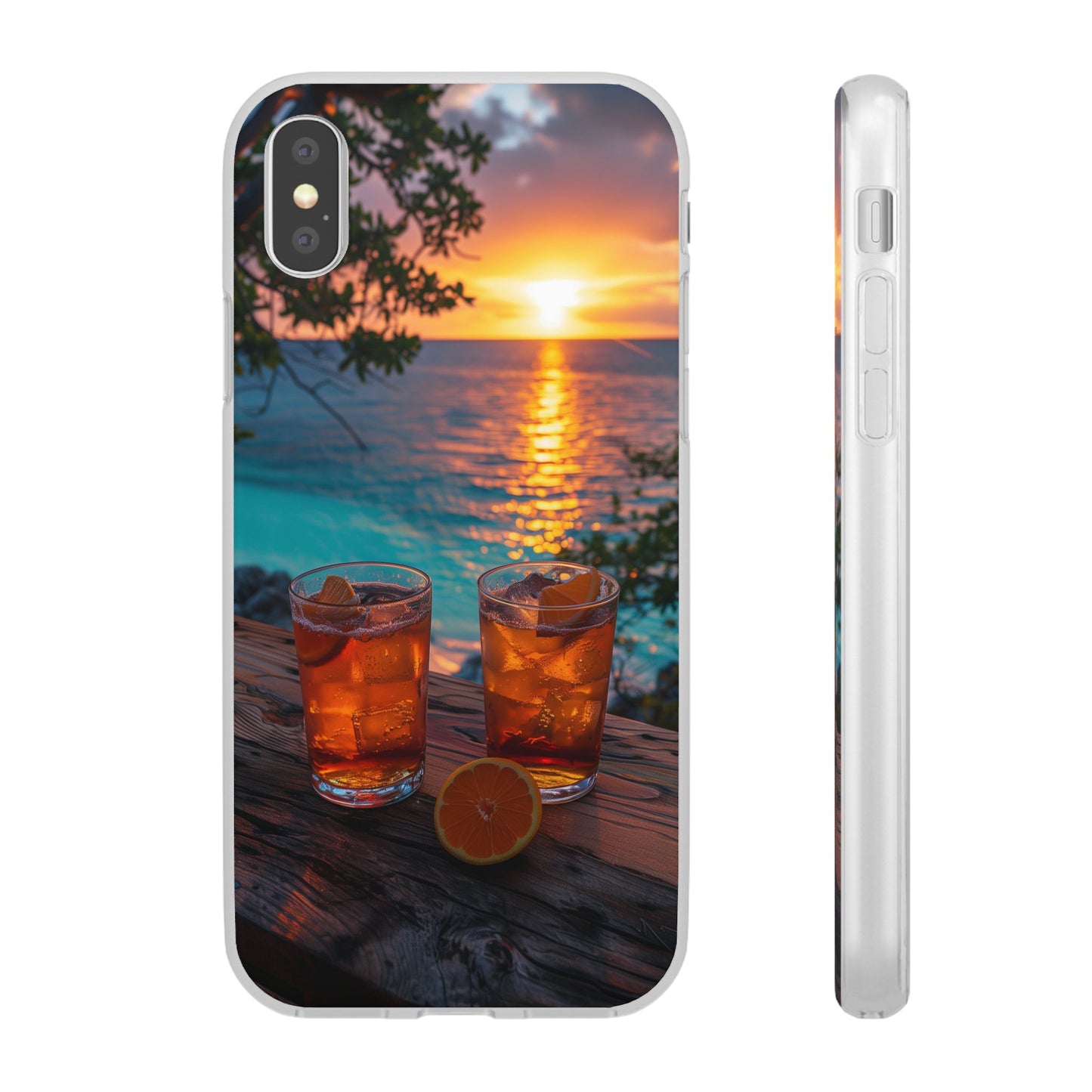 Sunrise Sunset Beach Beverages #3 iPhone & Samsung Flexi Cases