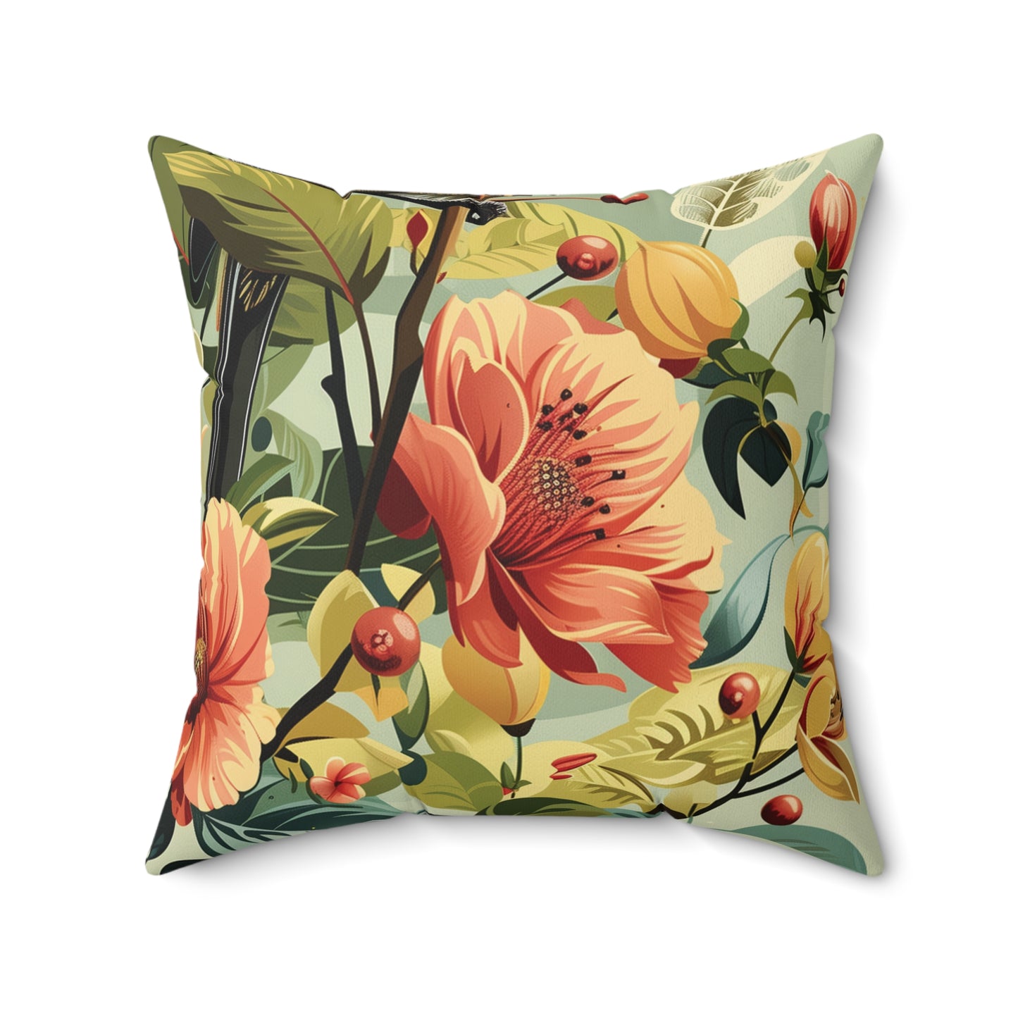 Dual Different Pattern Sided Square Pillows