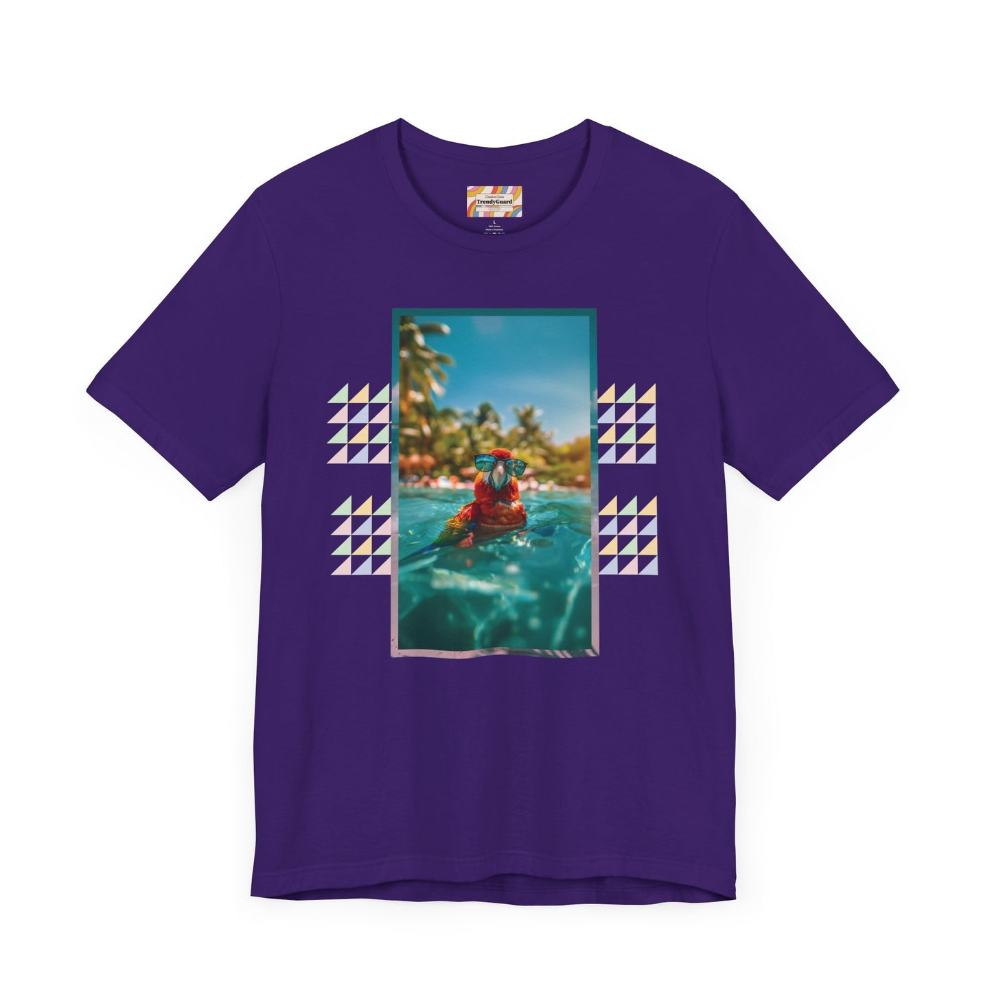 Beach Parrot Unisex Short Sleeve Tee