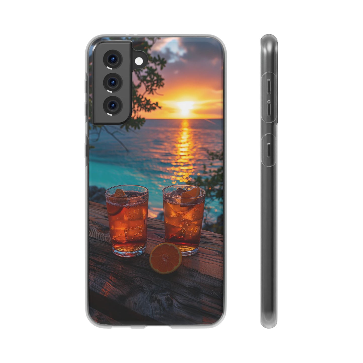 Sunrise Sunset Beach Beverages #3 iPhone & Samsung Flexi Cases