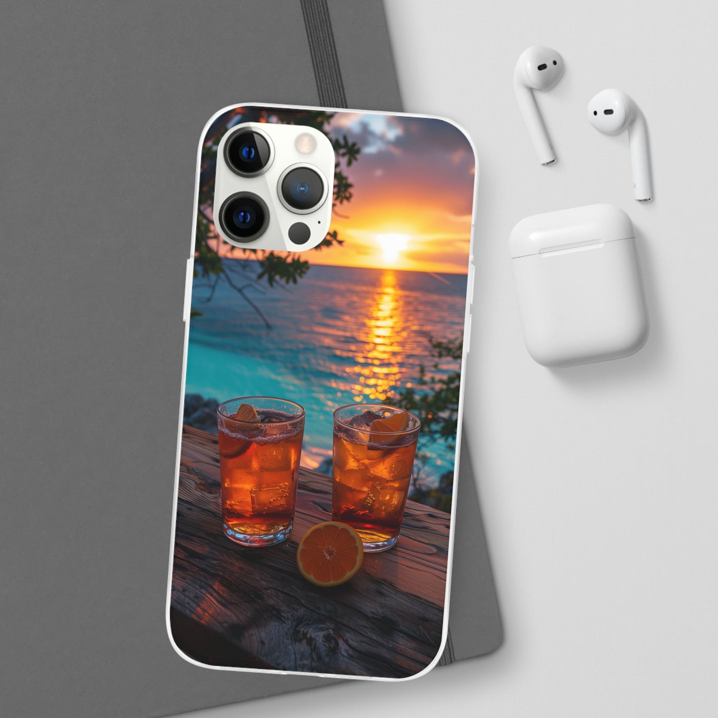 Sunrise Sunset Beach Beverages #3 iPhone & Samsung Flexi Cases