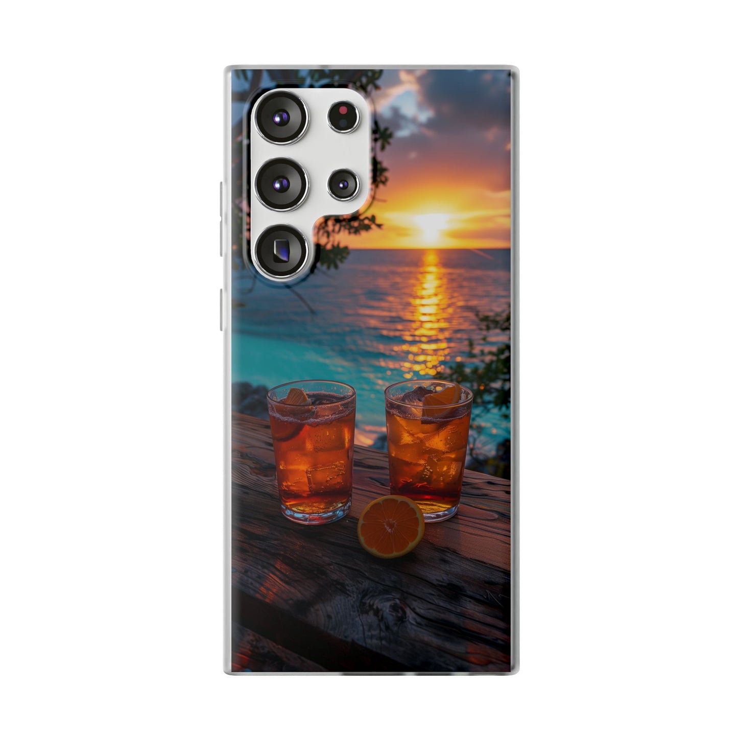 Sunrise Sunset Beach Beverages #3 iPhone & Samsung Flexi Cases