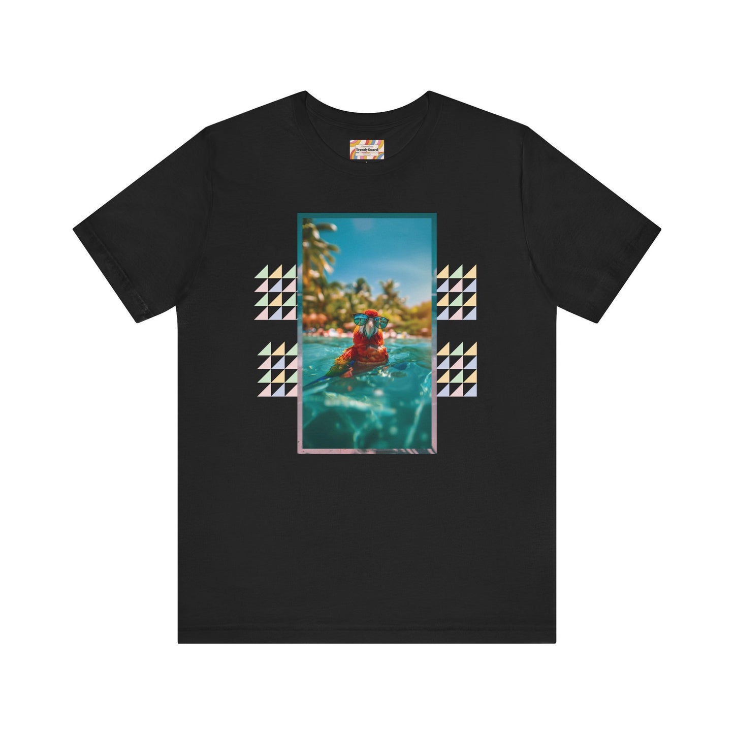 Beach Parrot Unisex Short Sleeve Tee