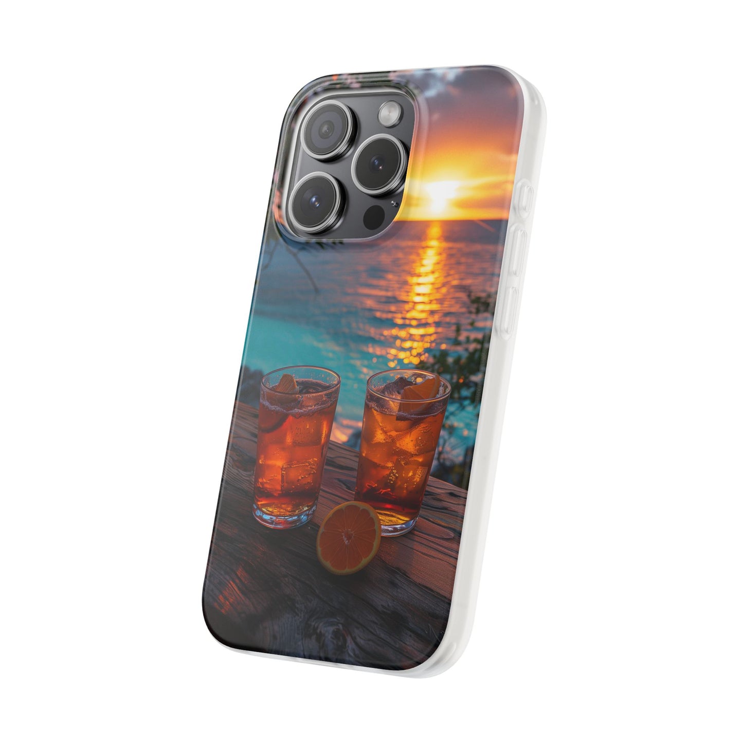 Sunrise Sunset Beach Beverages #3 iPhone & Samsung Flexi Cases