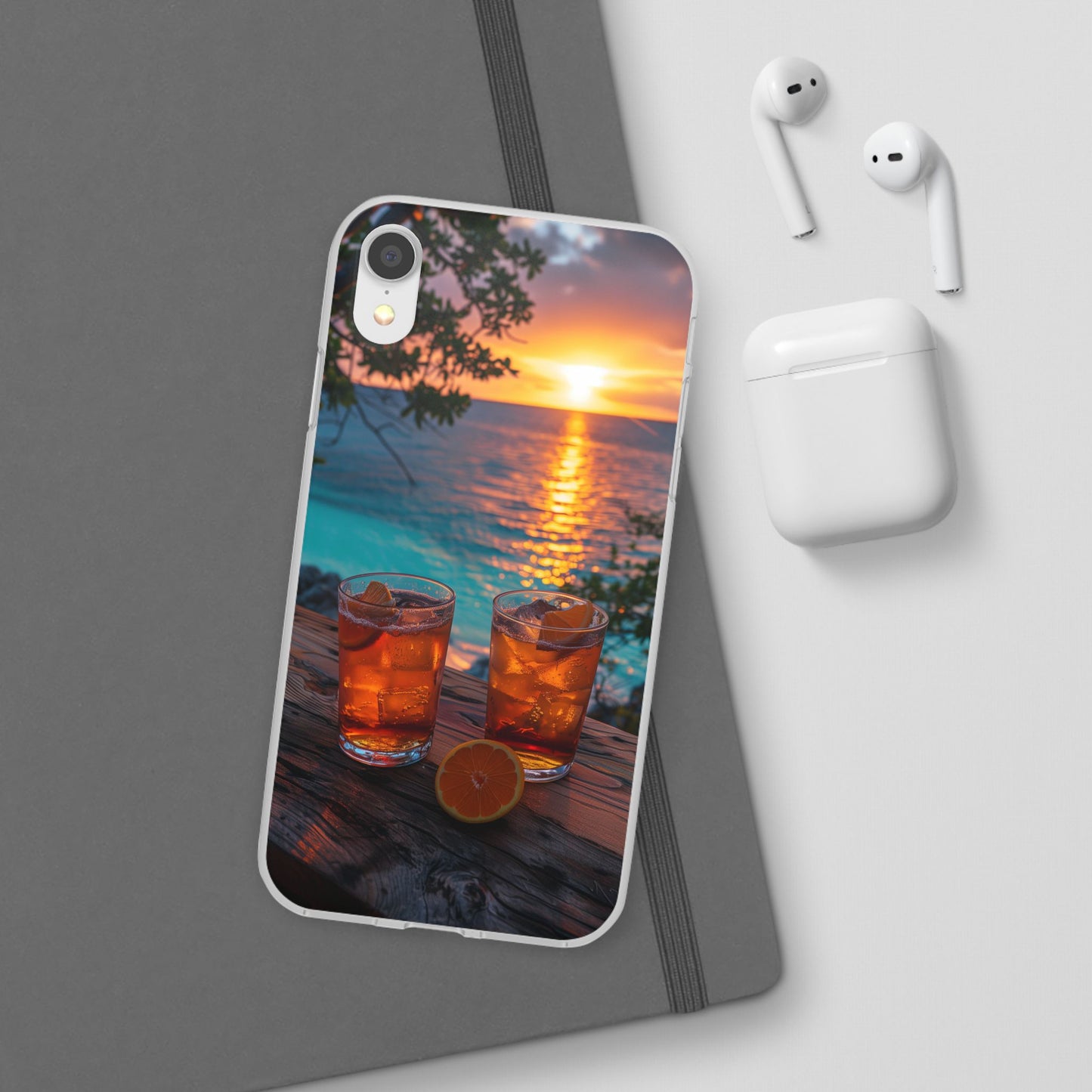Sunrise Sunset Beach Beverages #3 iPhone & Samsung Flexi Cases