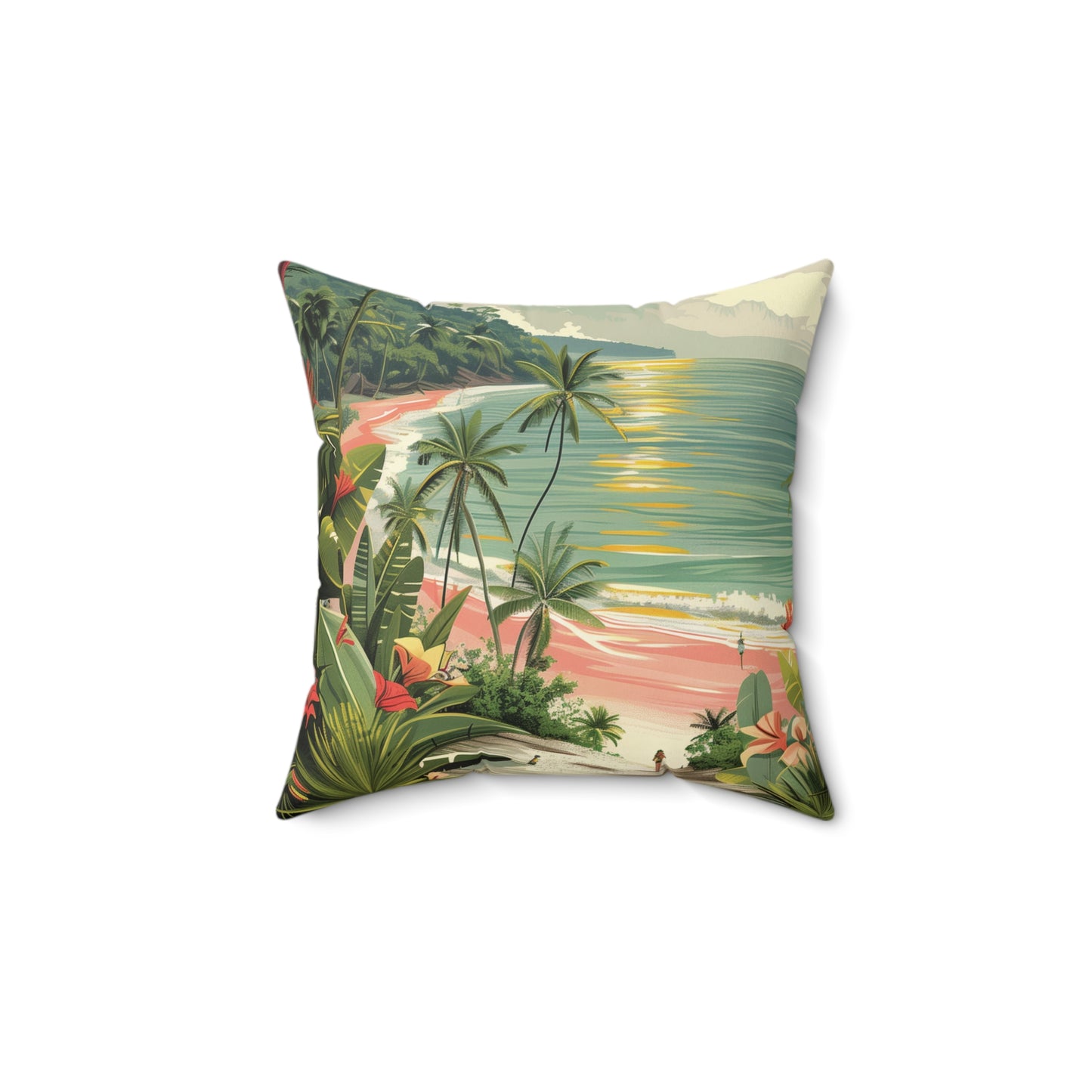 Tropical Vibes Square Pillow