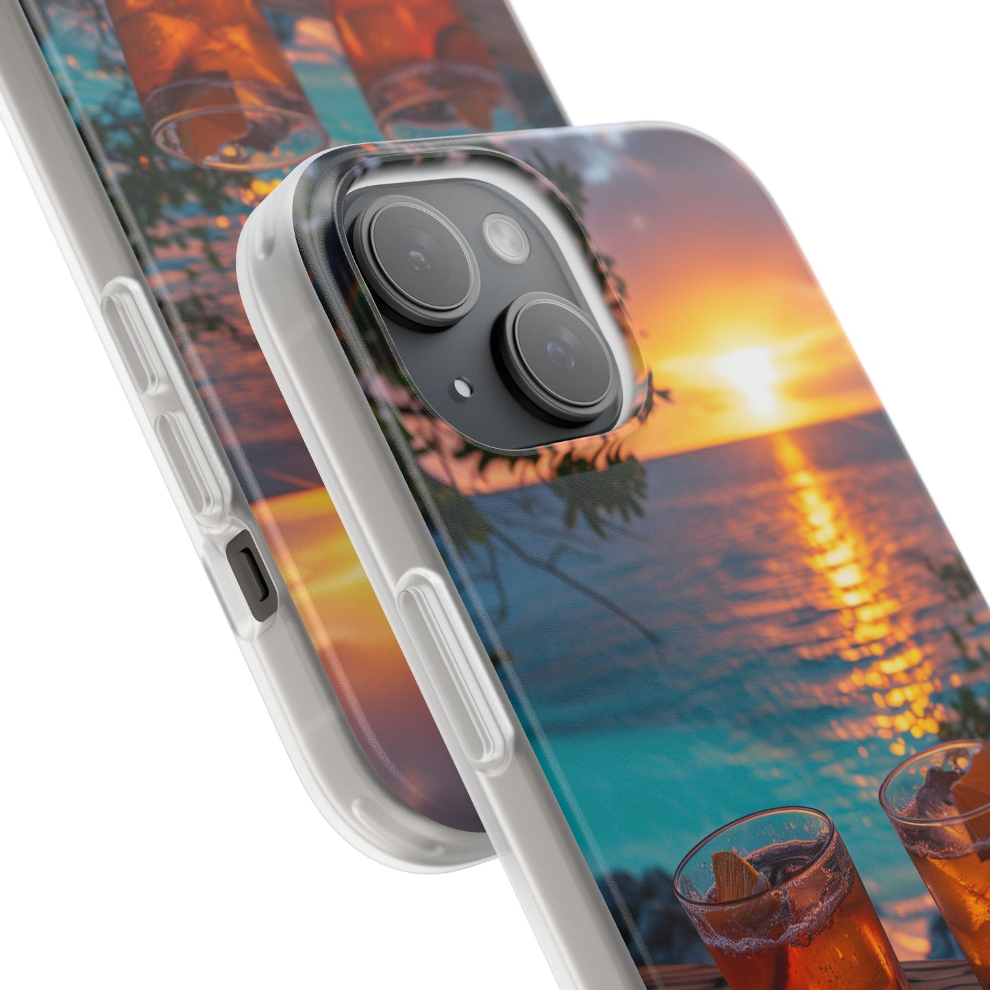 Sunrise Sunset Beach Beverages #3 iPhone & Samsung Flexi Cases