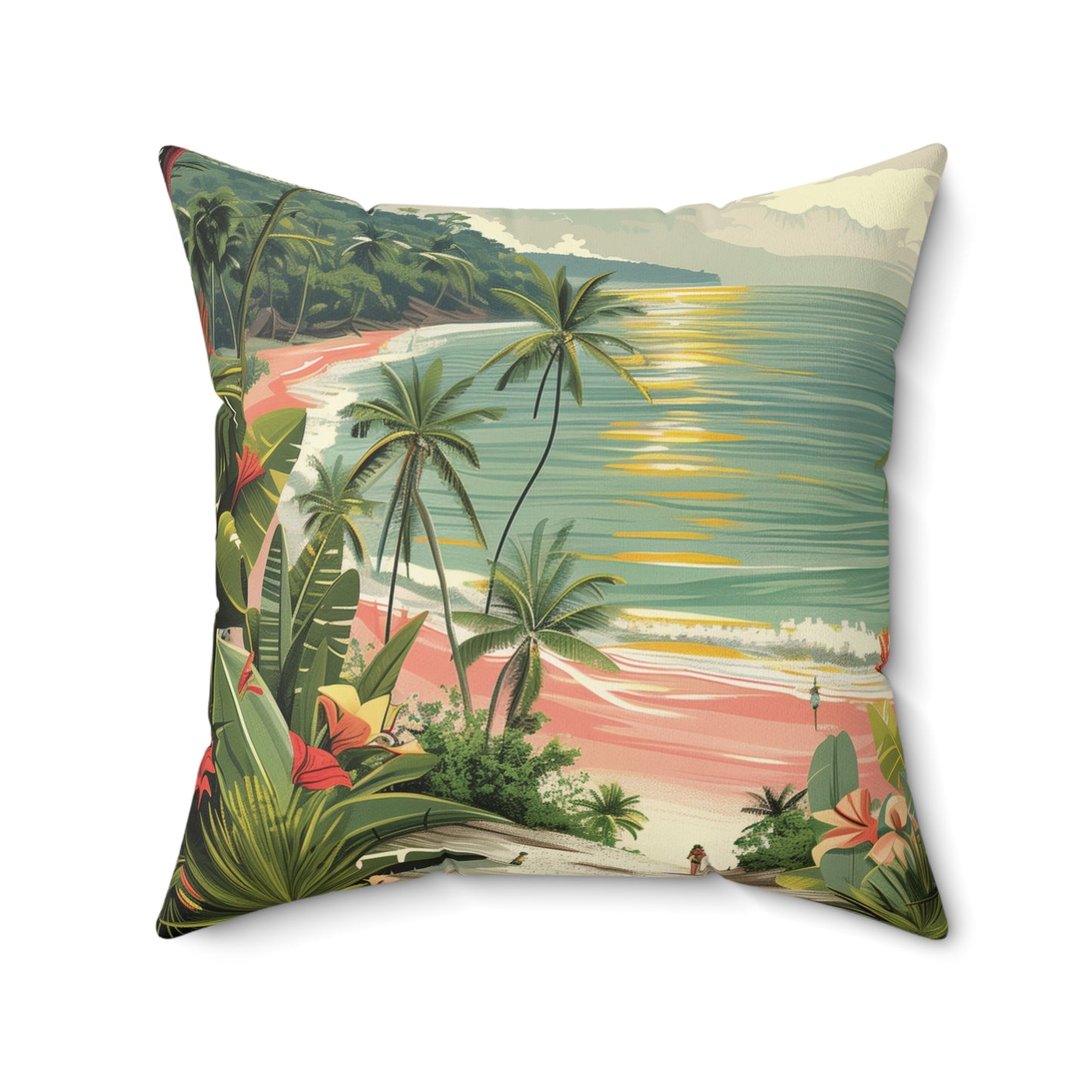 Tropical Vibes Square Pillow