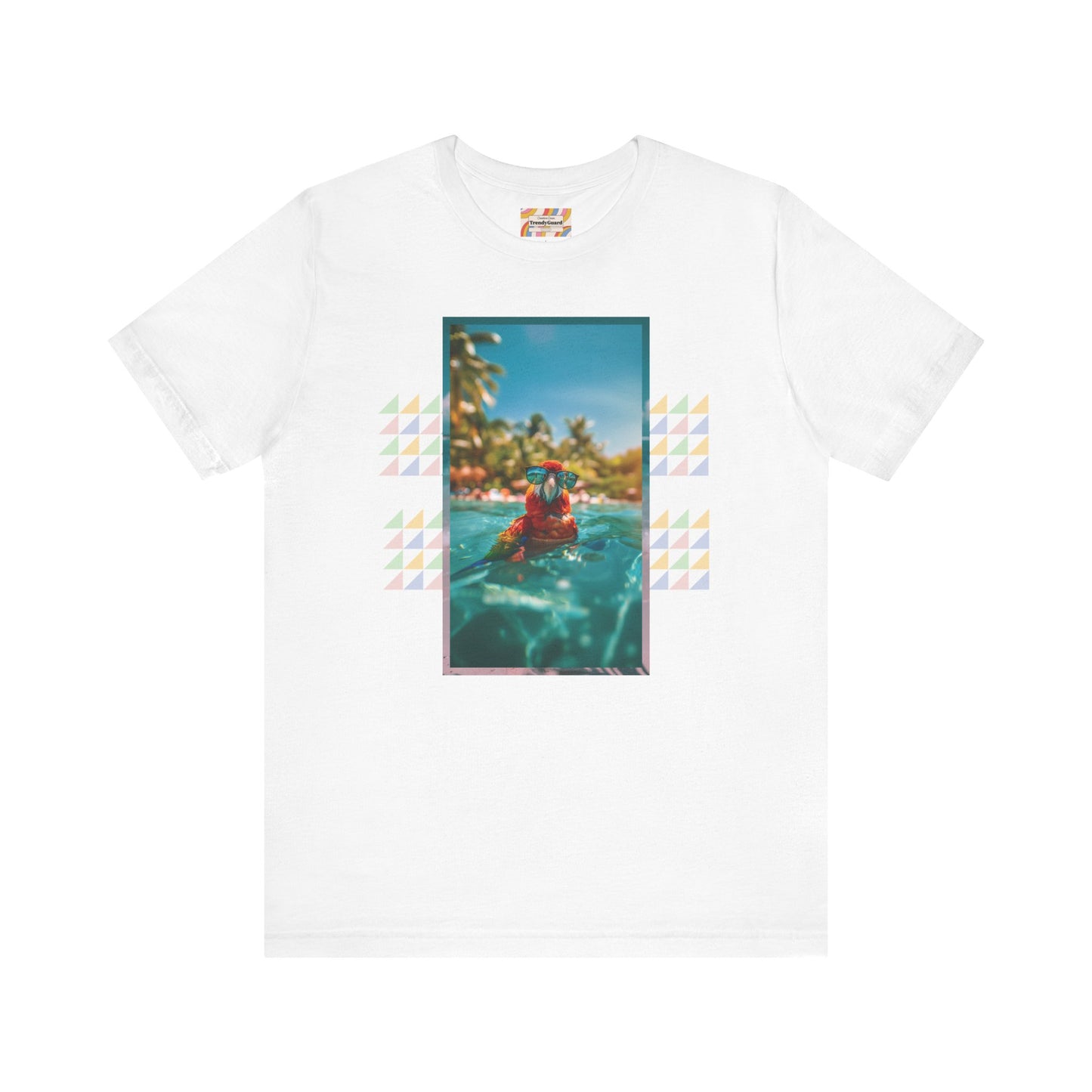 Beach Parrot Unisex Short Sleeve Tee