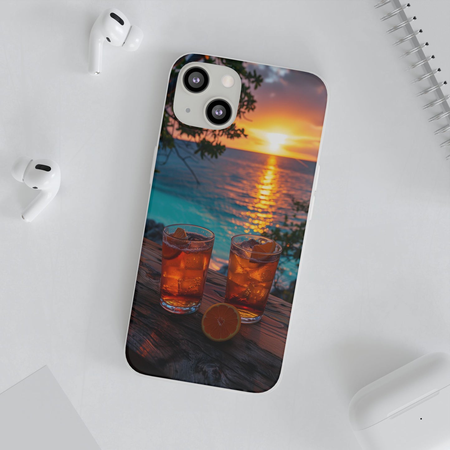 Sunrise Sunset Beach Beverages #3 iPhone & Samsung Flexi Cases