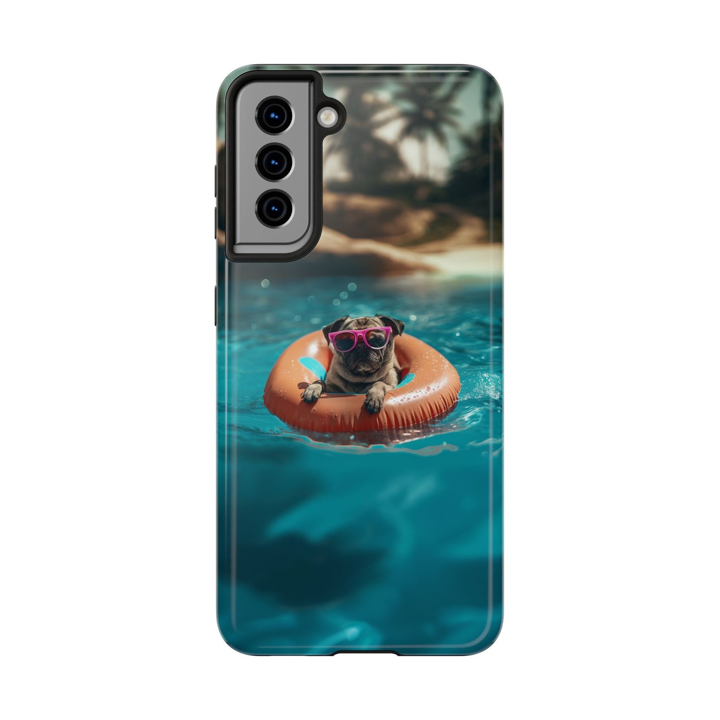 Pug Summer Tough iPhone & Samsung Cases