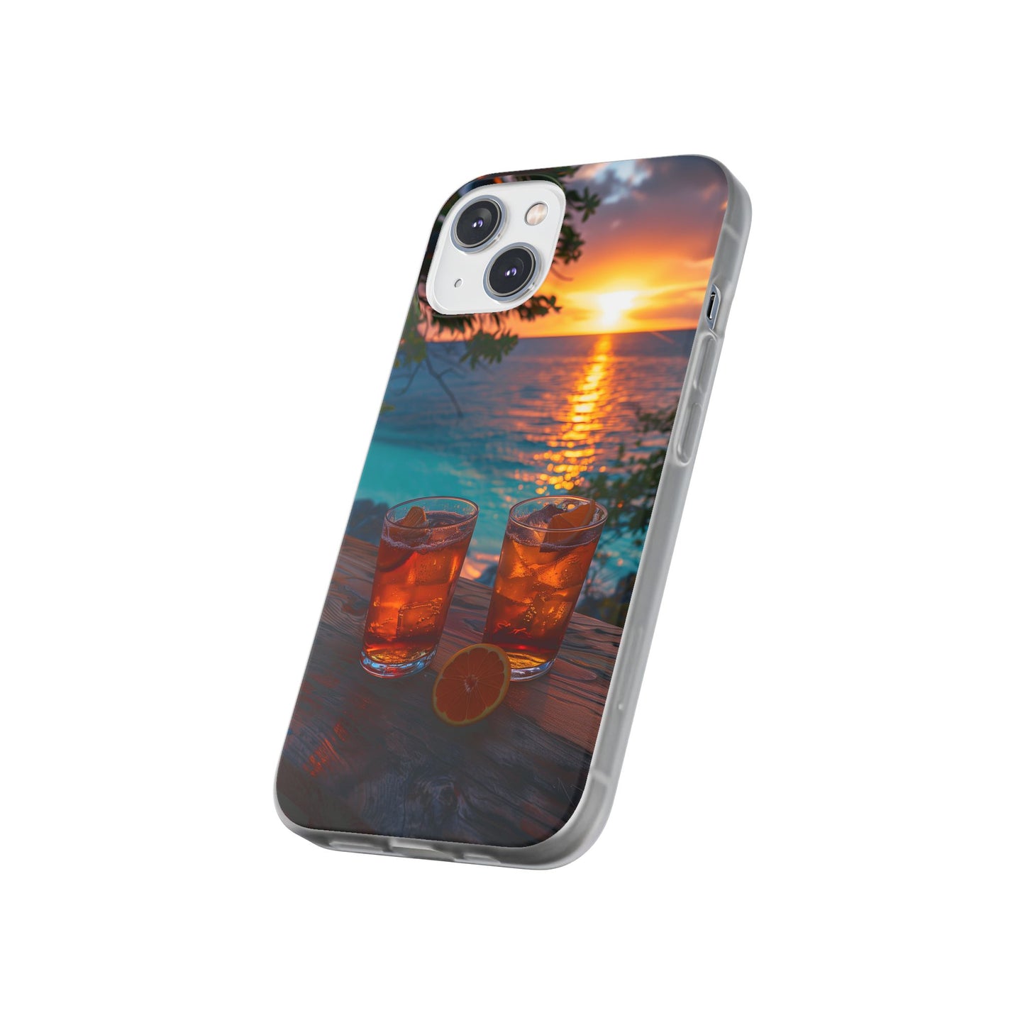 Sunrise Sunset Beach Beverages #3 iPhone & Samsung Flexi Cases