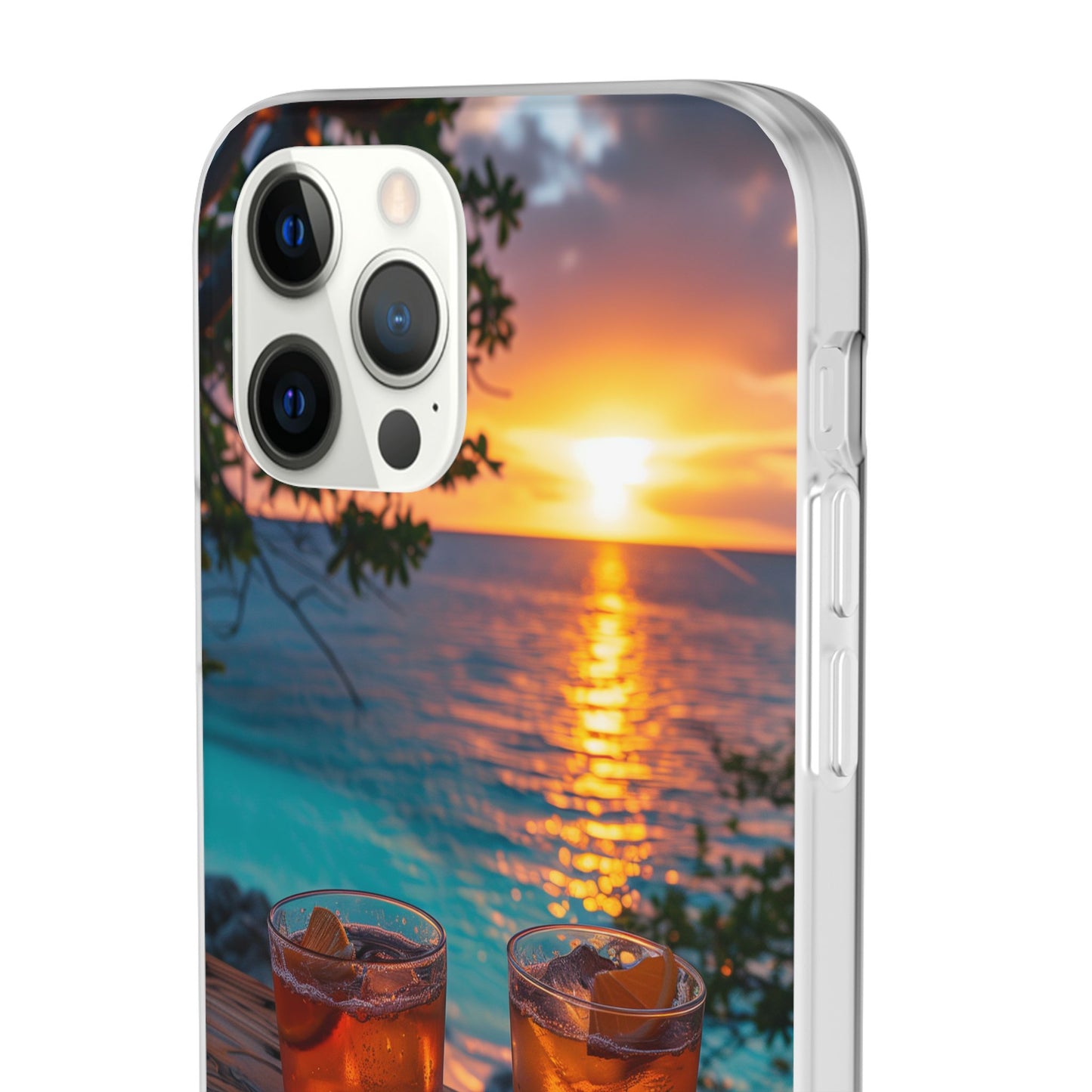 Sunrise Sunset Beach Beverages #3 iPhone & Samsung Flexi Cases