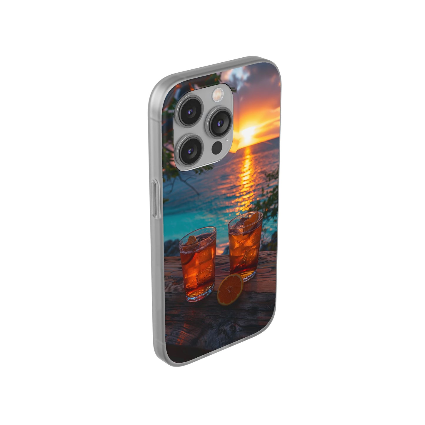 Sunrise Sunset Beach Beverages #3 iPhone & Samsung Flexi Cases
