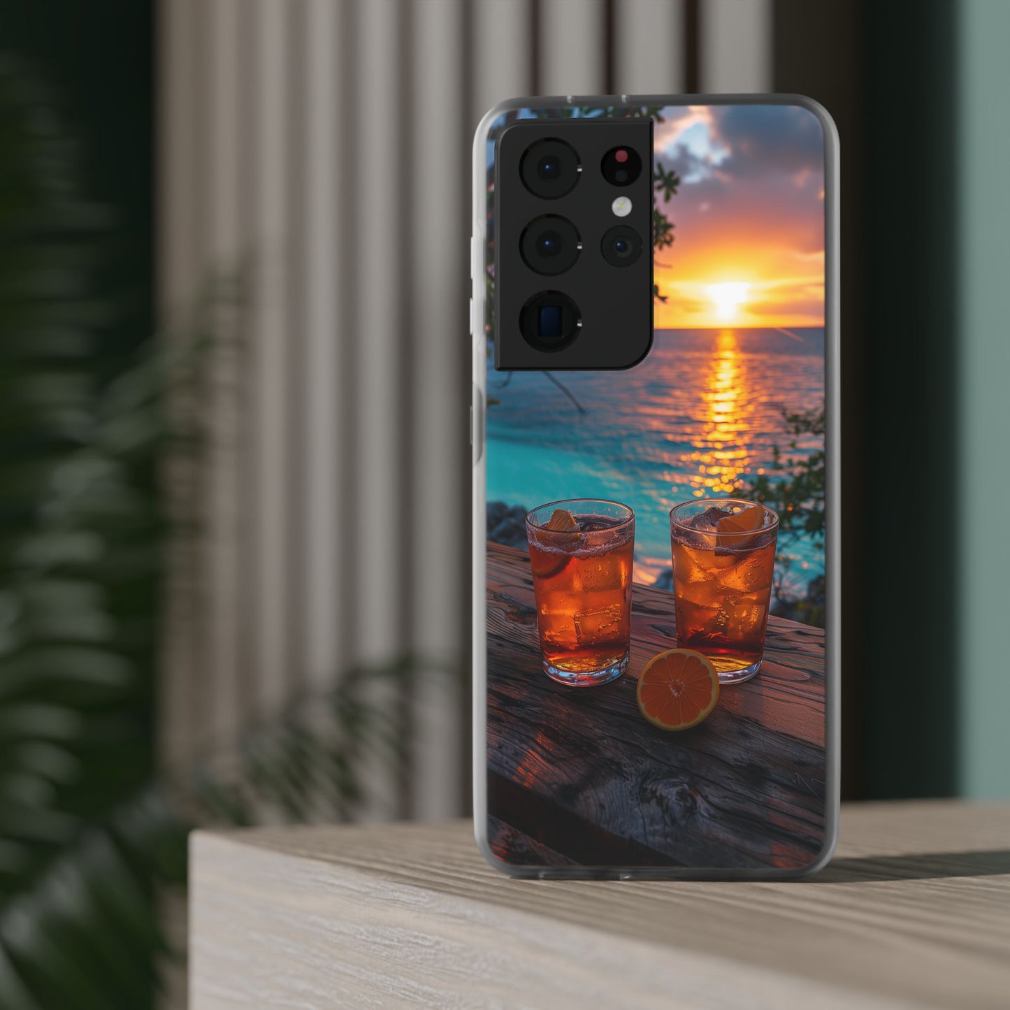 Sunrise Sunset Beach Beverages #3 iPhone & Samsung Flexi Cases