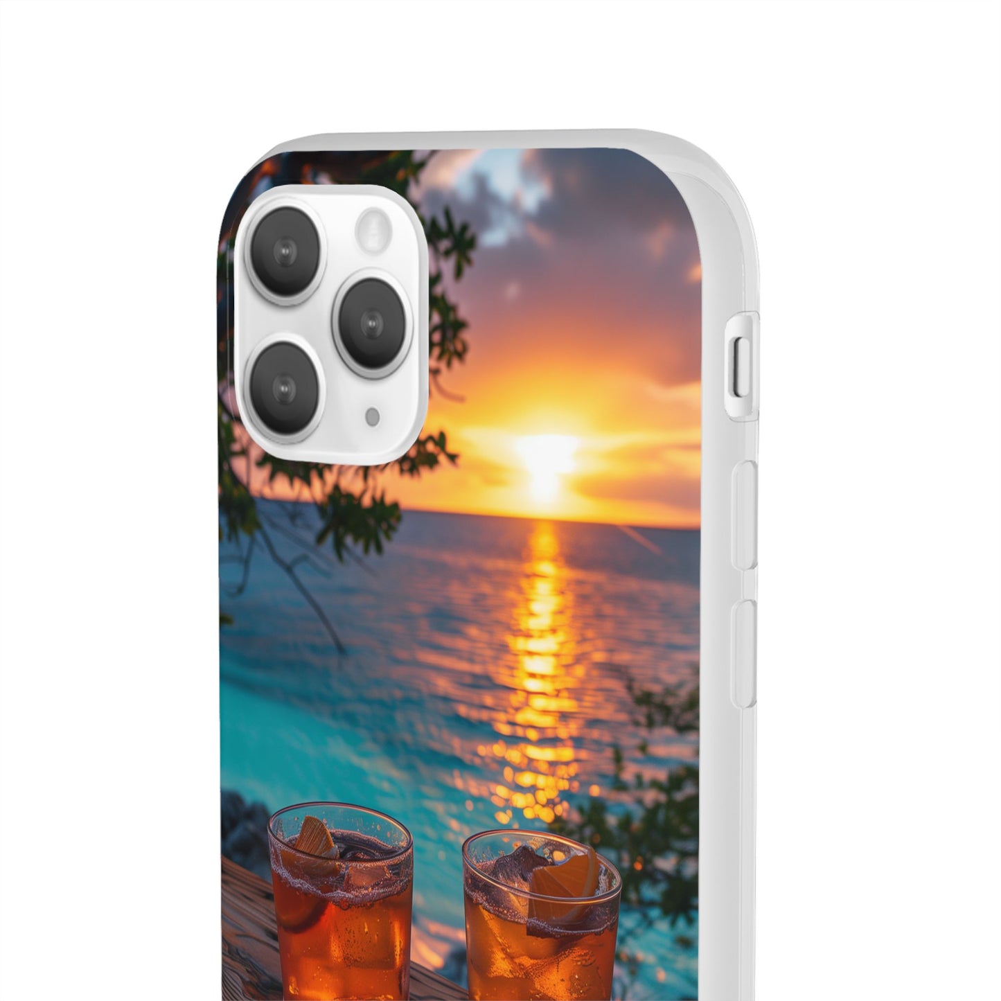Sunrise Sunset Beach Beverages #3 iPhone & Samsung Flexi Cases
