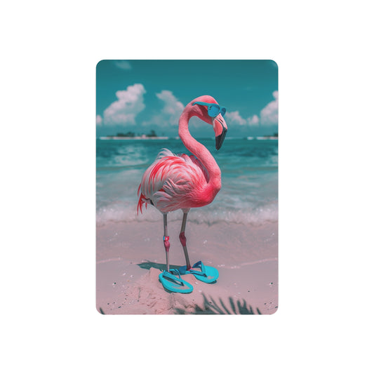Aruba Flamingo Metal Art Sign
