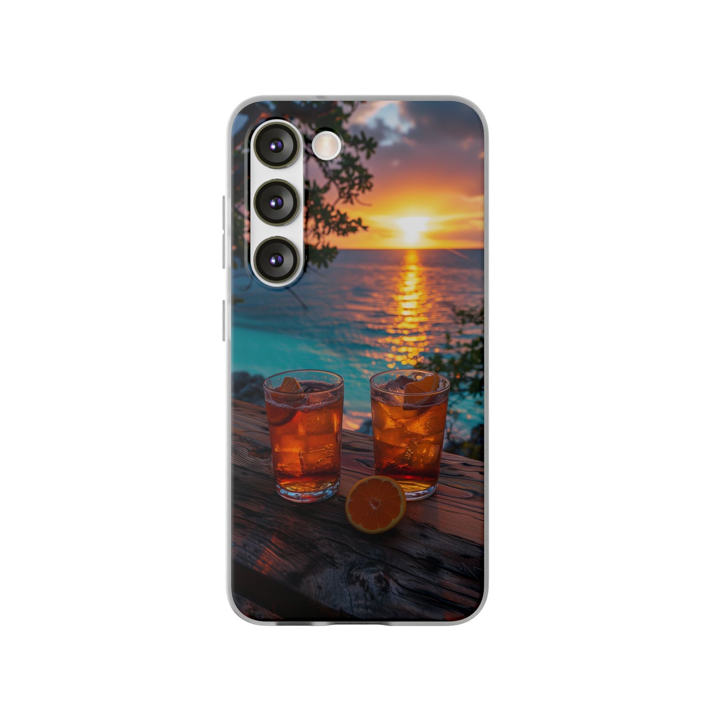 Sunrise Sunset Beach Beverages #3 iPhone & Samsung Flexi Cases