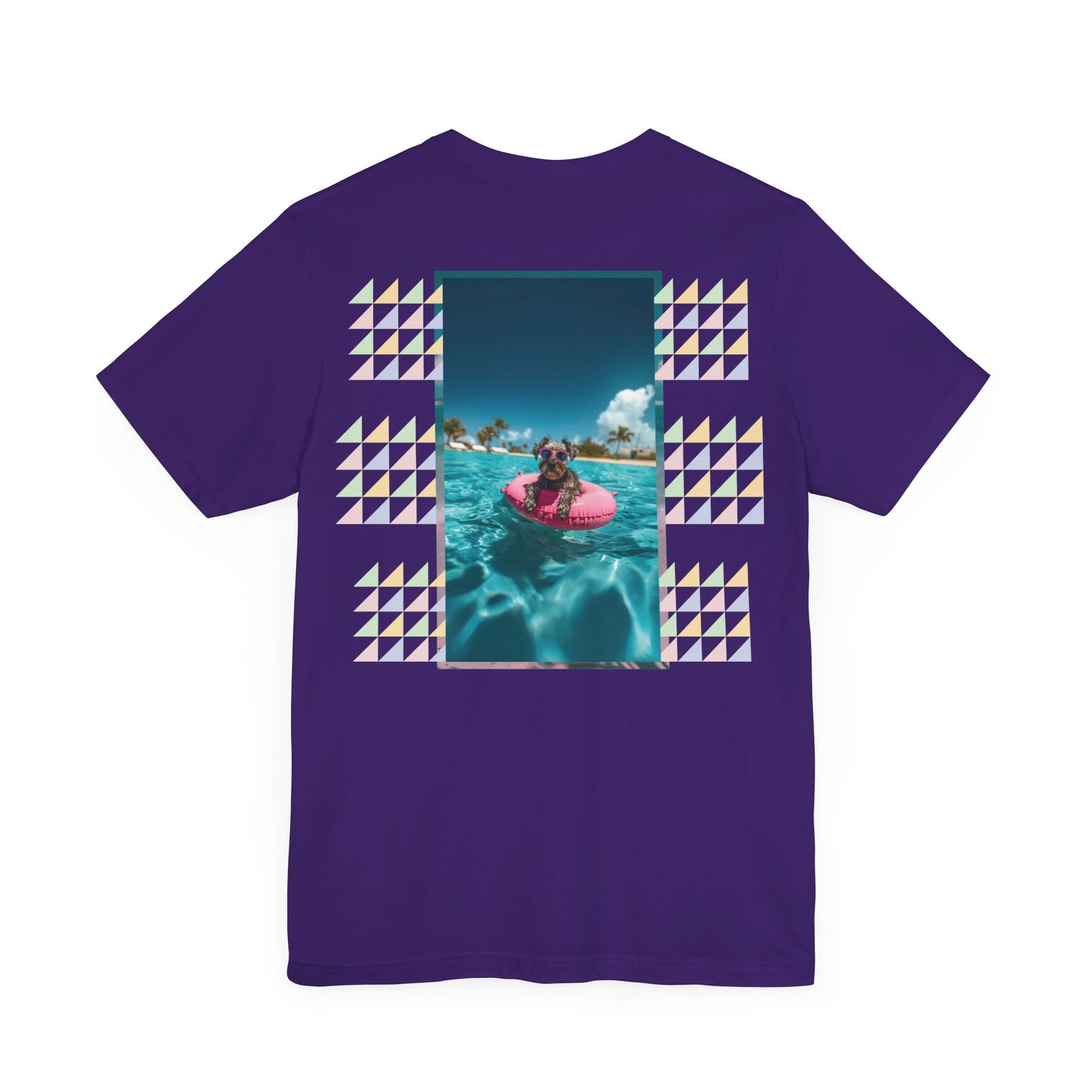 Beach Schnauzer Unisex Short Sleeve Tee