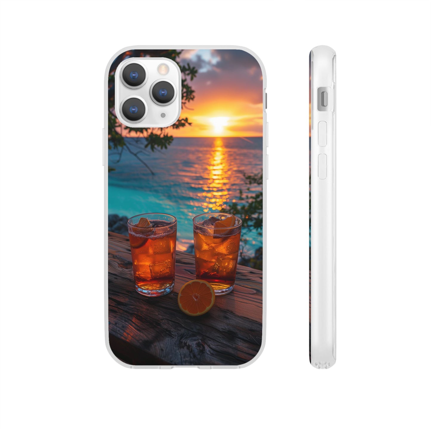 Sunrise Sunset Beach Beverages #3 iPhone & Samsung Flexi Cases