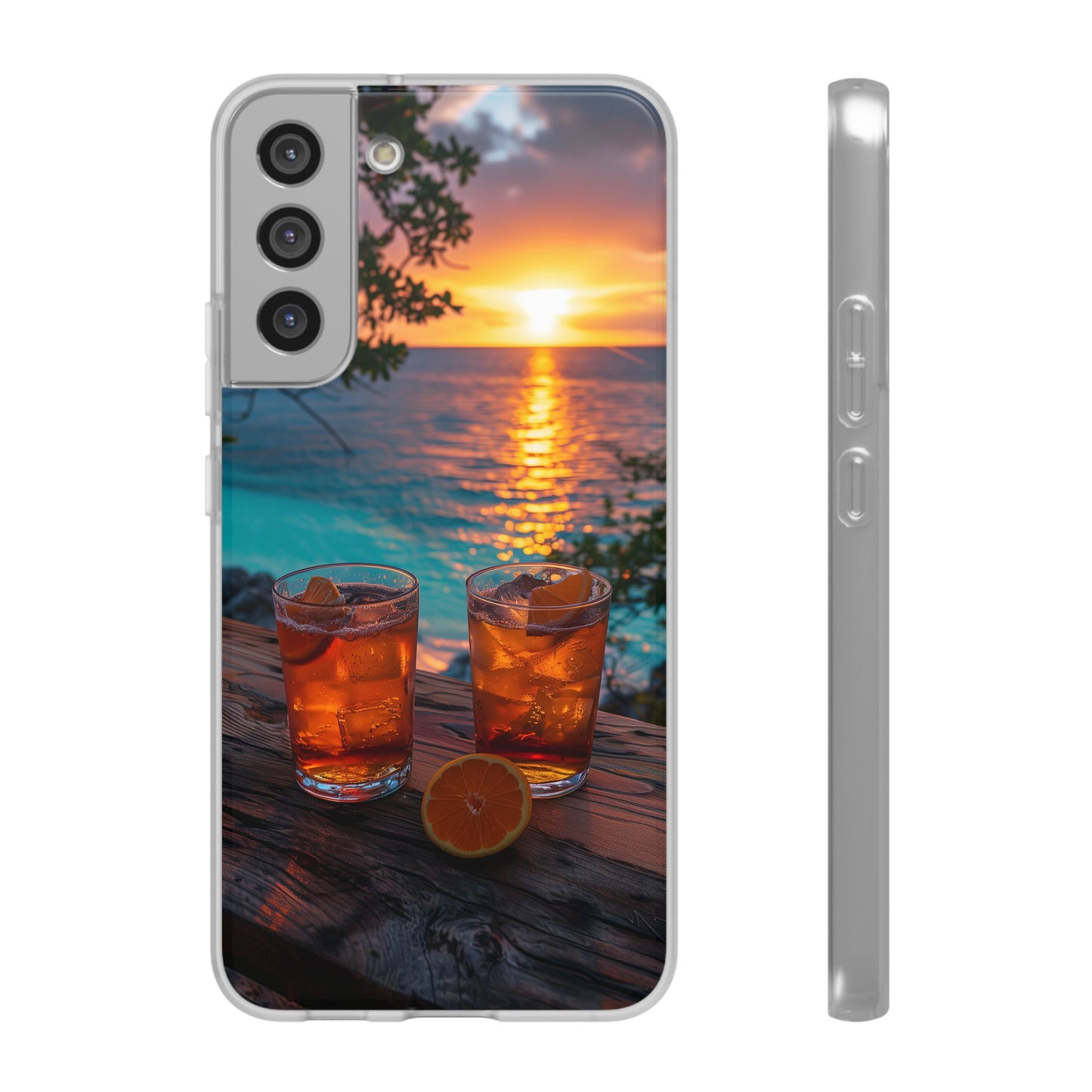 Sunrise Sunset Beach Beverages #3 iPhone & Samsung Flexi Cases