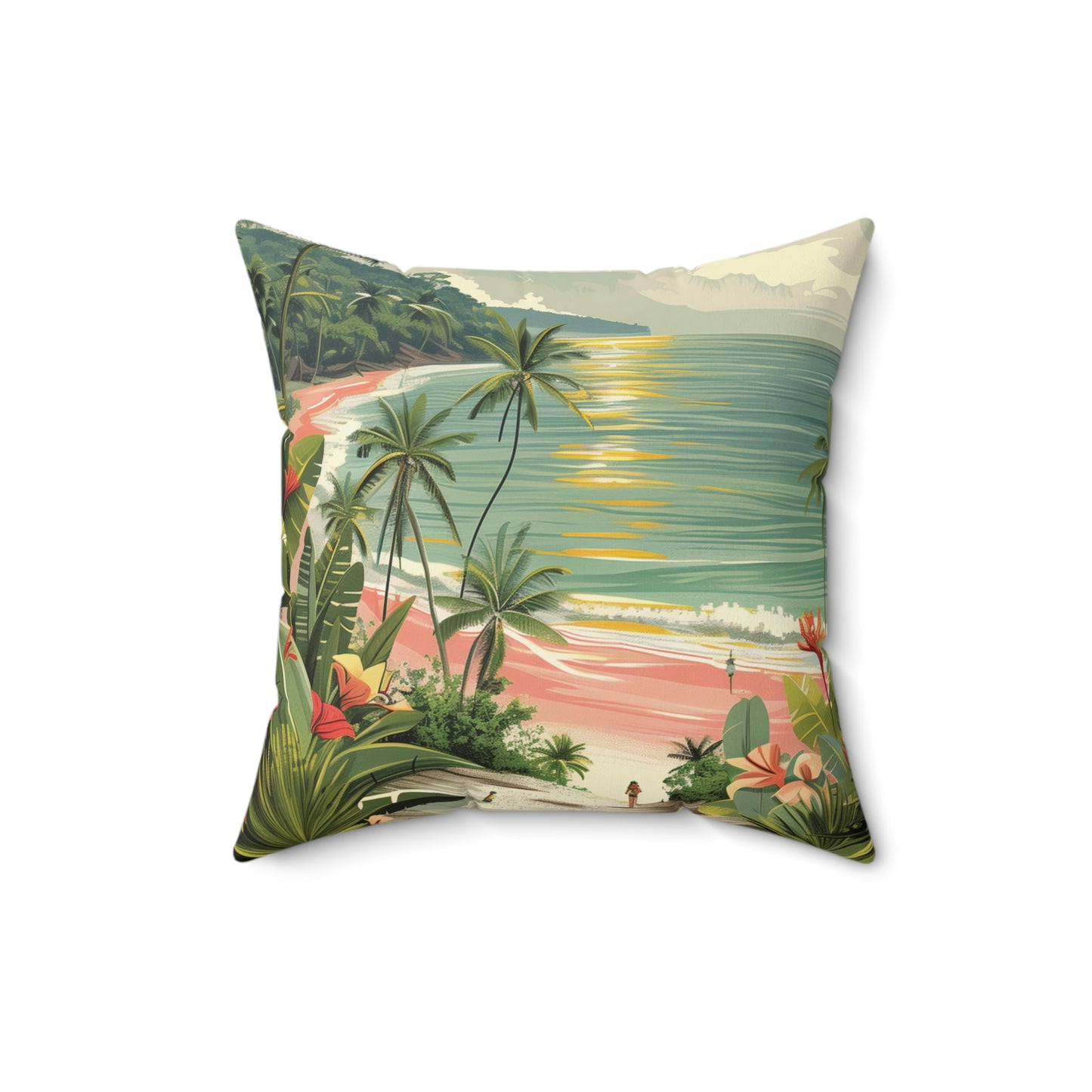 Tropical Vibes Square Pillow