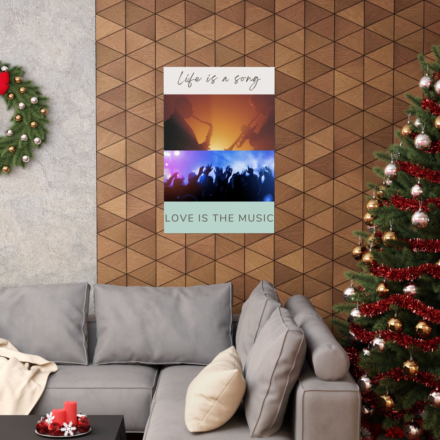 Life Is A Song, Love Is The Music Matte Vertical Posters