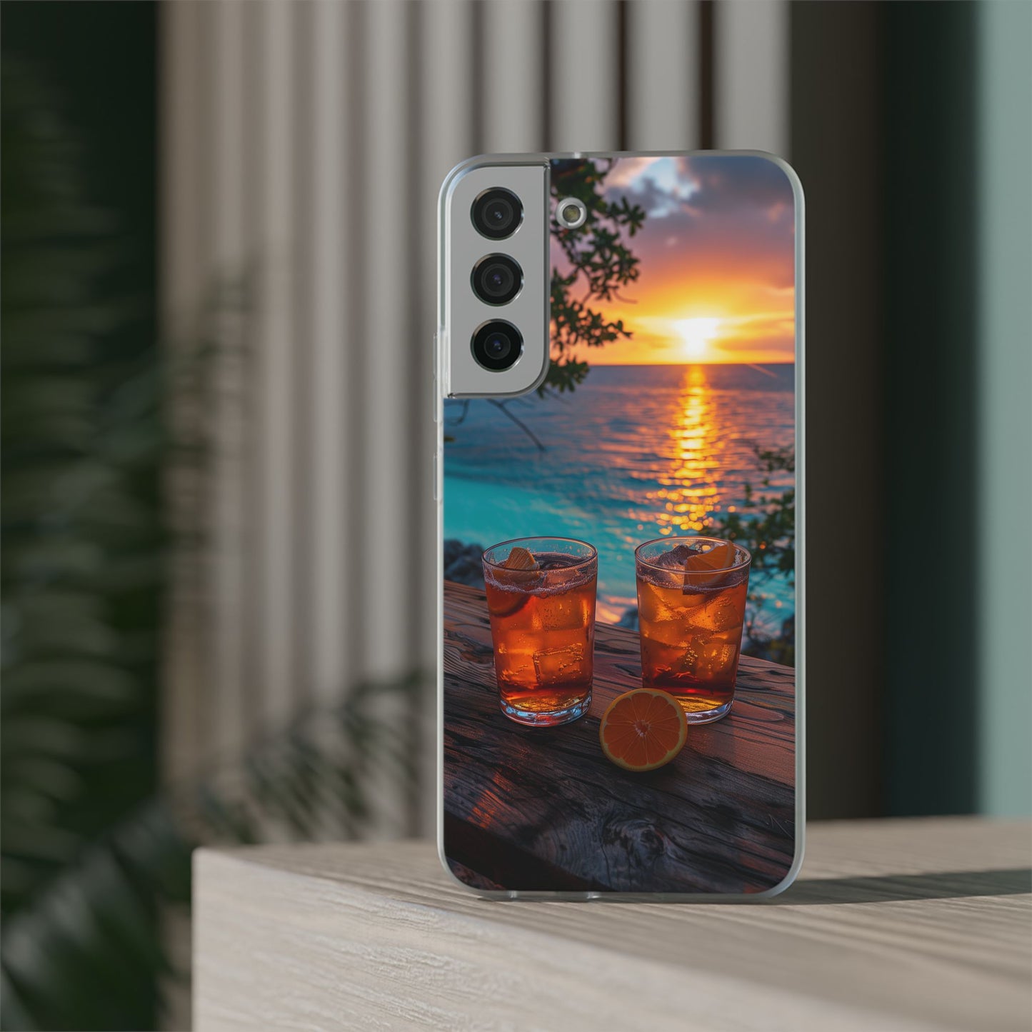 Sunrise Sunset Beach Beverages #3 iPhone & Samsung Flexi Cases