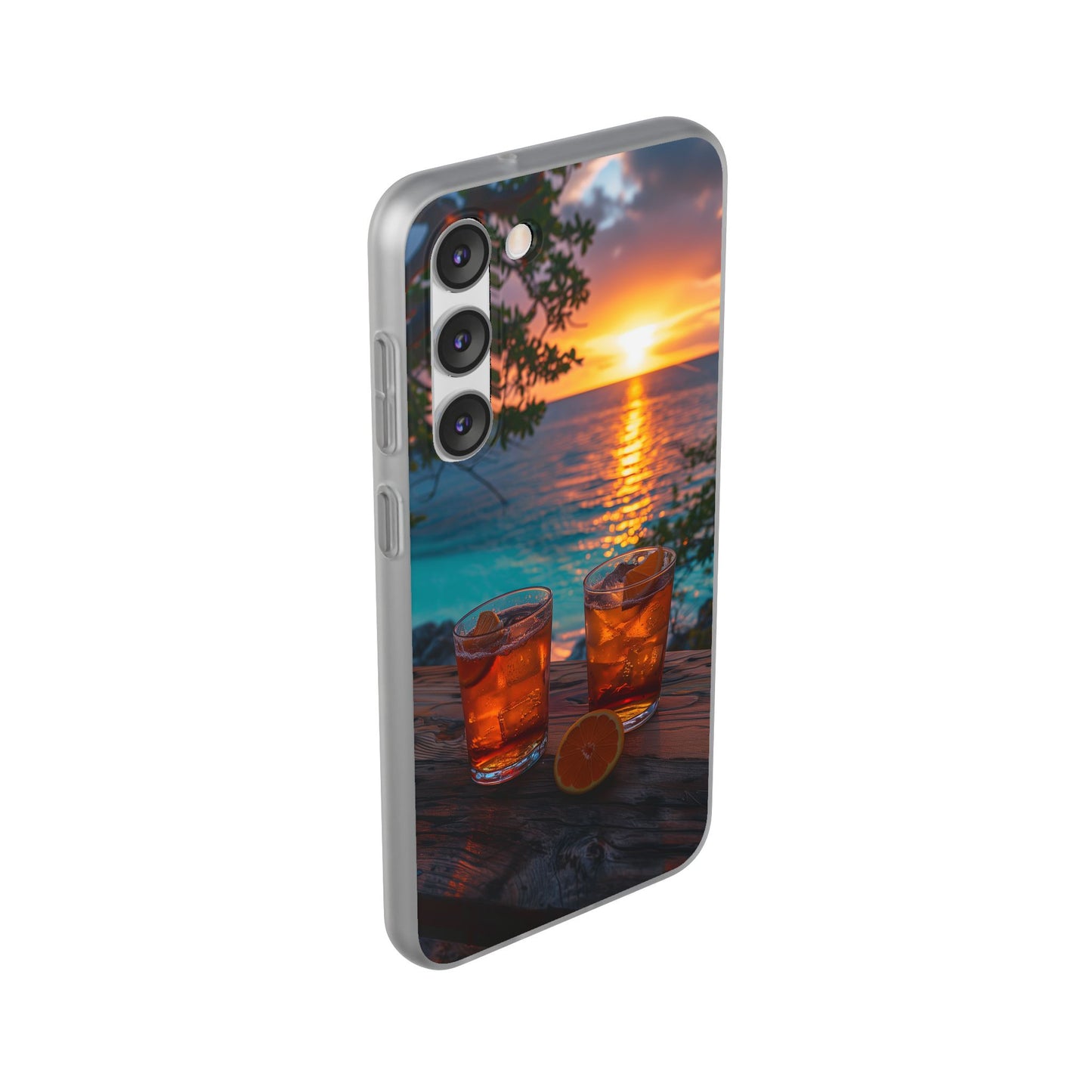 Sunrise Sunset Beach Beverages #3 iPhone & Samsung Flexi Cases