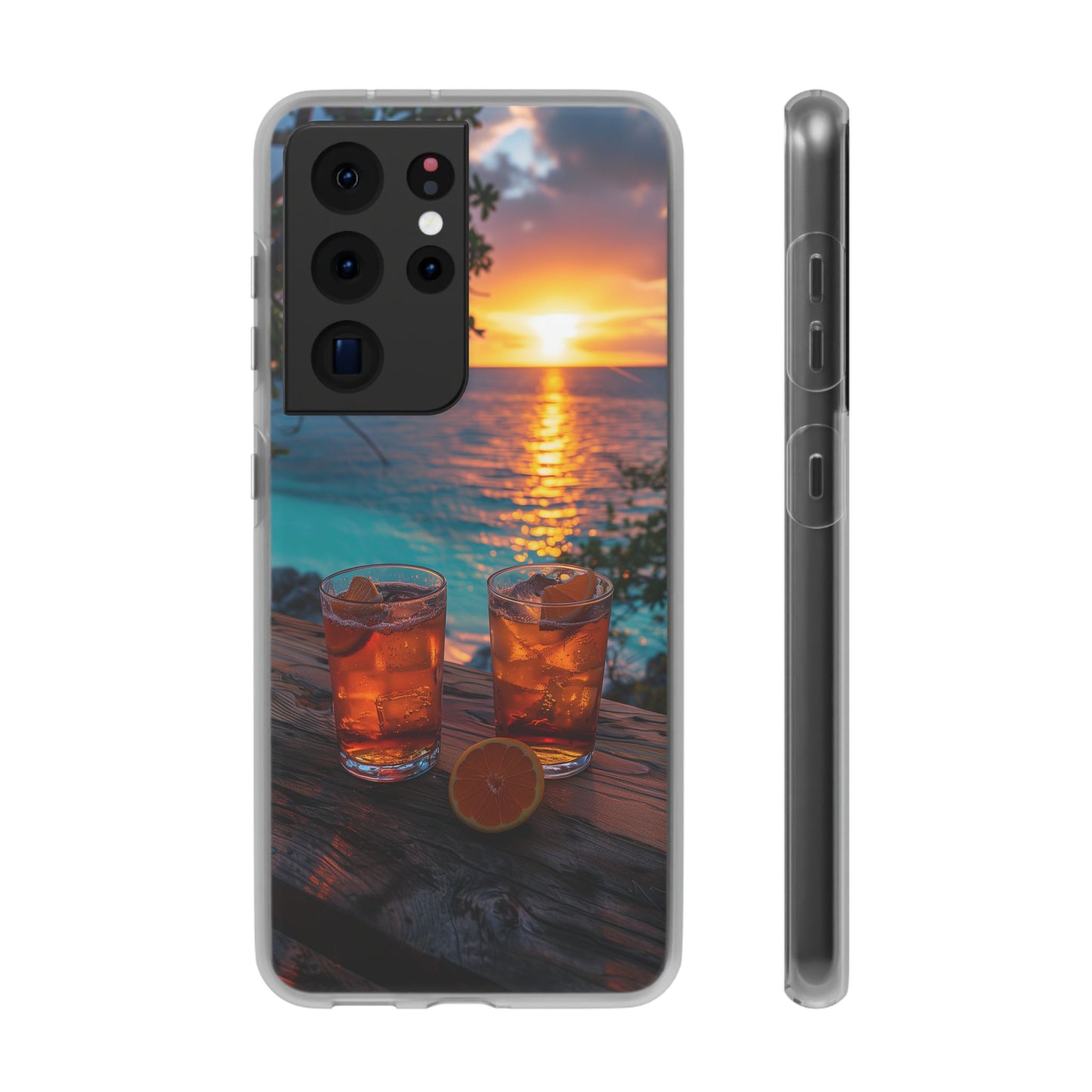 Sunrise Sunset Beach Beverages #3 iPhone & Samsung Flexi Cases