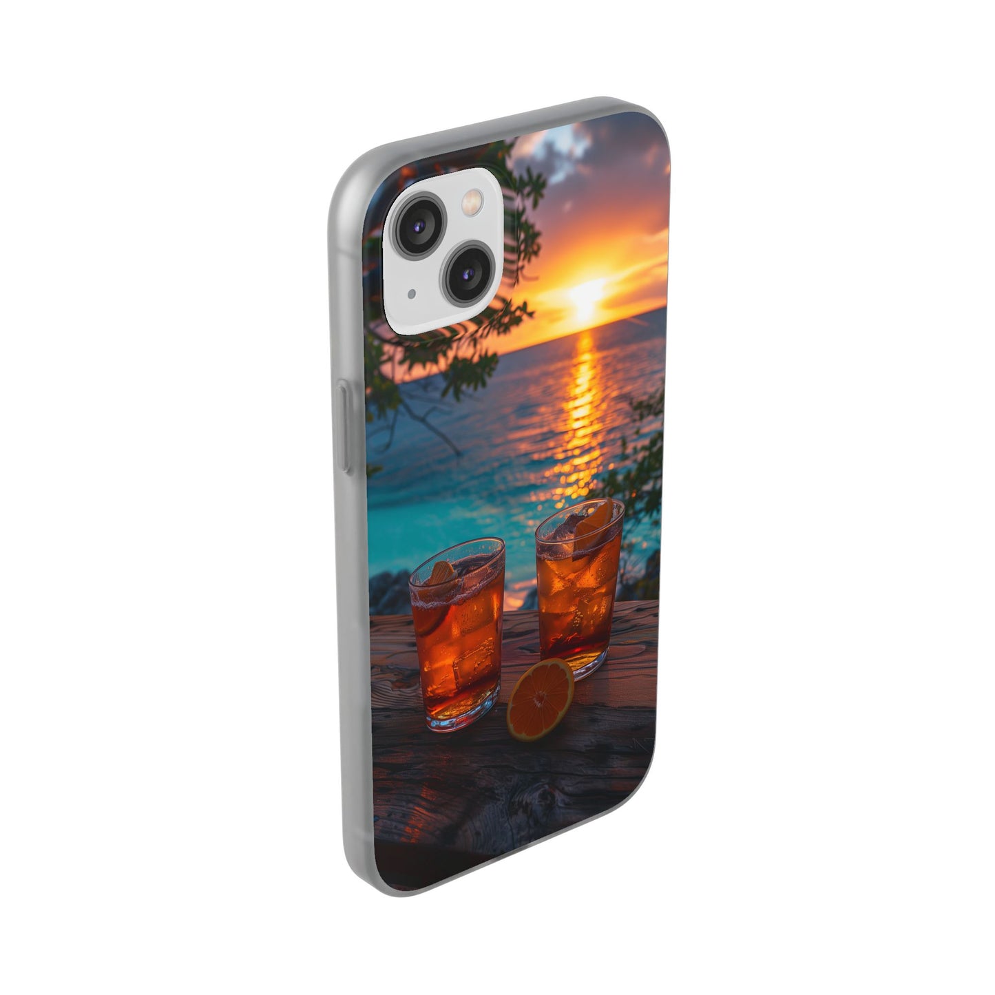 Sunrise Sunset Beach Beverages #3 iPhone & Samsung Flexi Cases