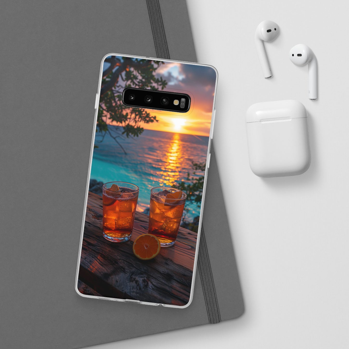 Sunrise Sunset Beach Beverages #3 iPhone & Samsung Flexi Cases