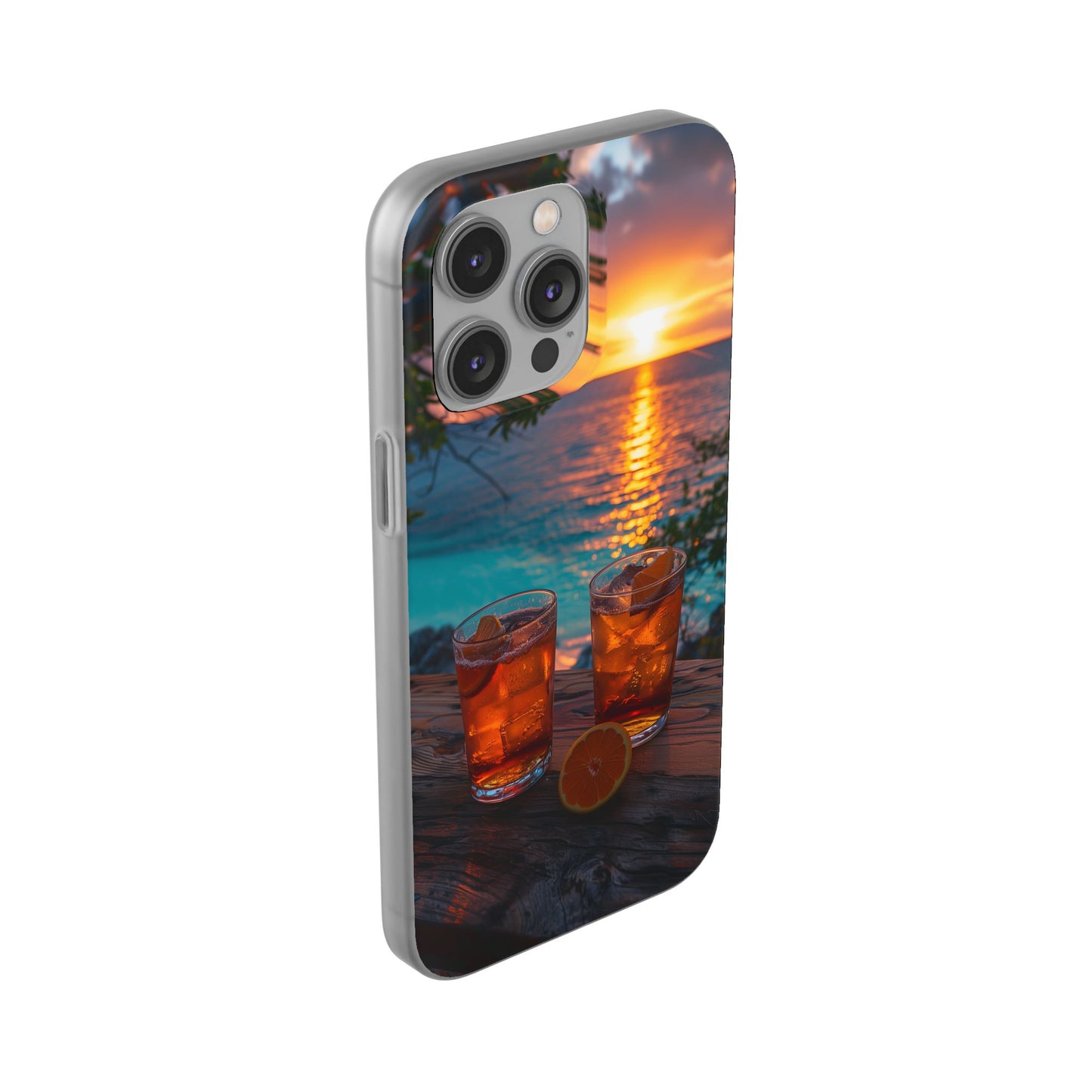 Sunrise Sunset Beach Beverages #3 iPhone & Samsung Flexi Cases