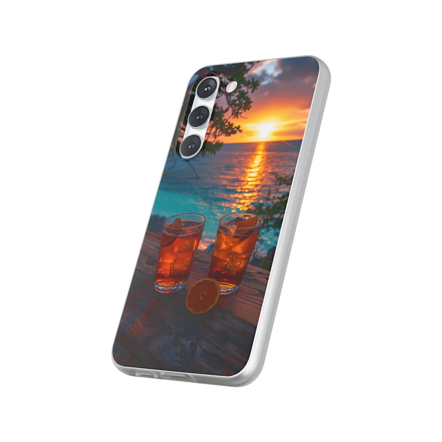 Sunrise Sunset Beach Beverages #3 iPhone & Samsung Flexi Cases