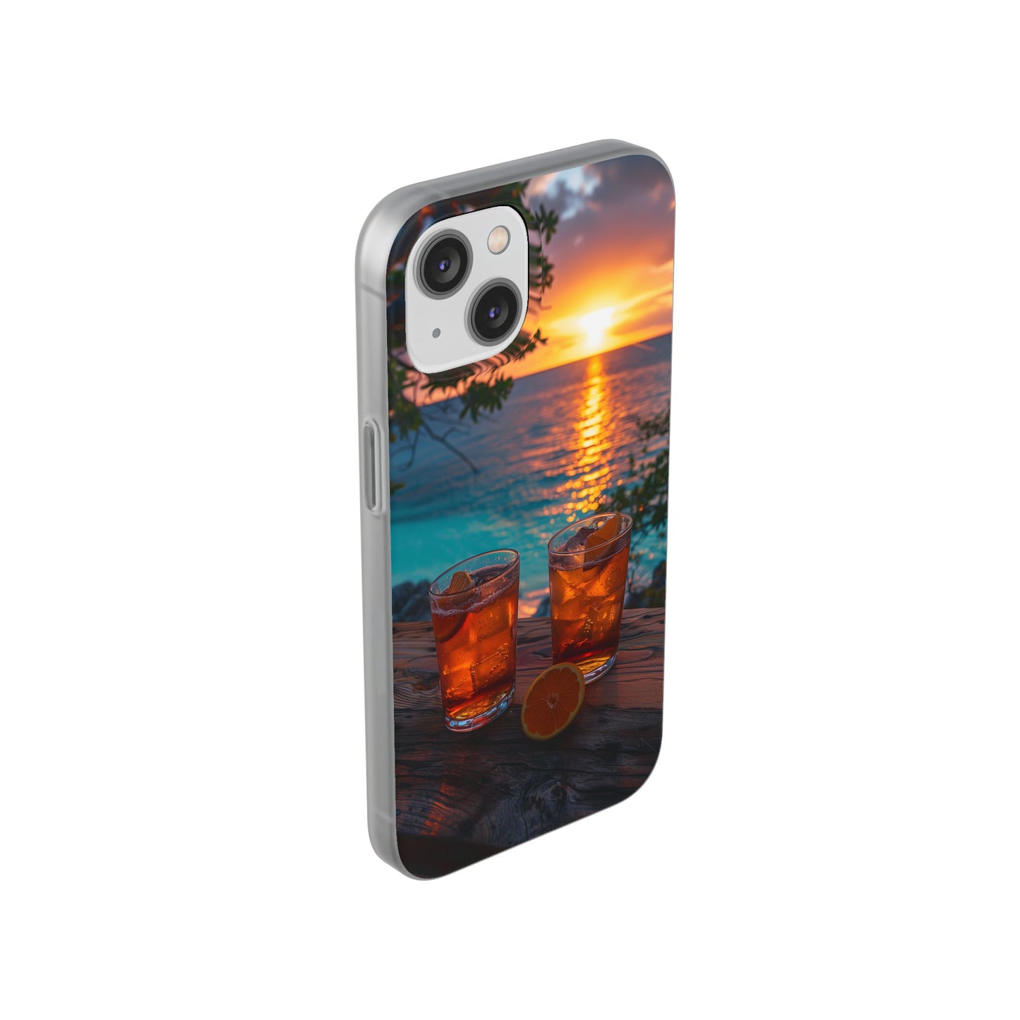Sunrise Sunset Beach Beverages #3 iPhone & Samsung Flexi Cases